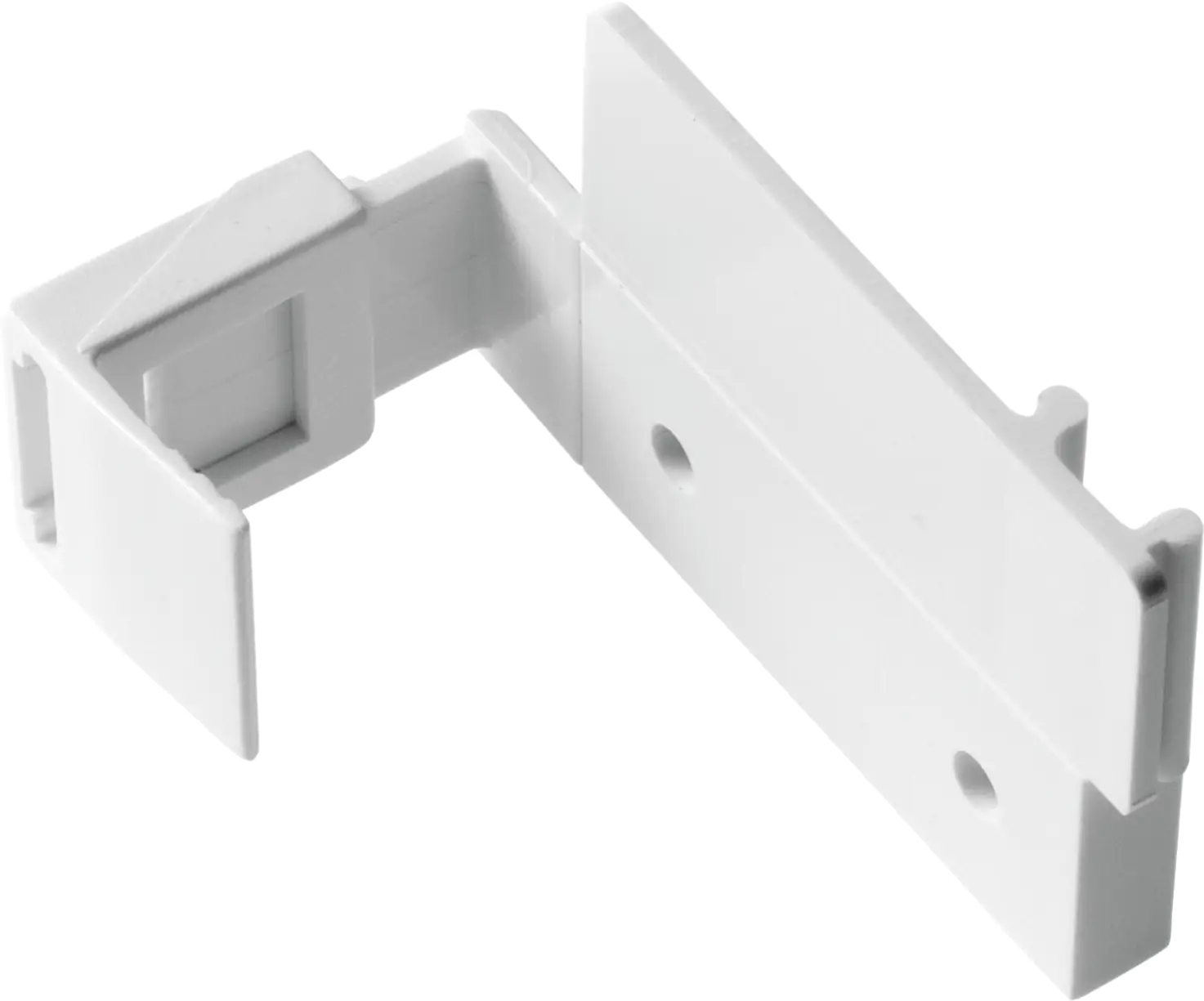 Gardinia EasyFix Klebe- und Klemmset 2 Stück, weiß