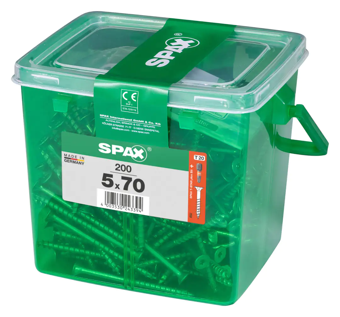 Spax Universalschrauben 5.0 x 70 mm TX 20 - 200 Stk.