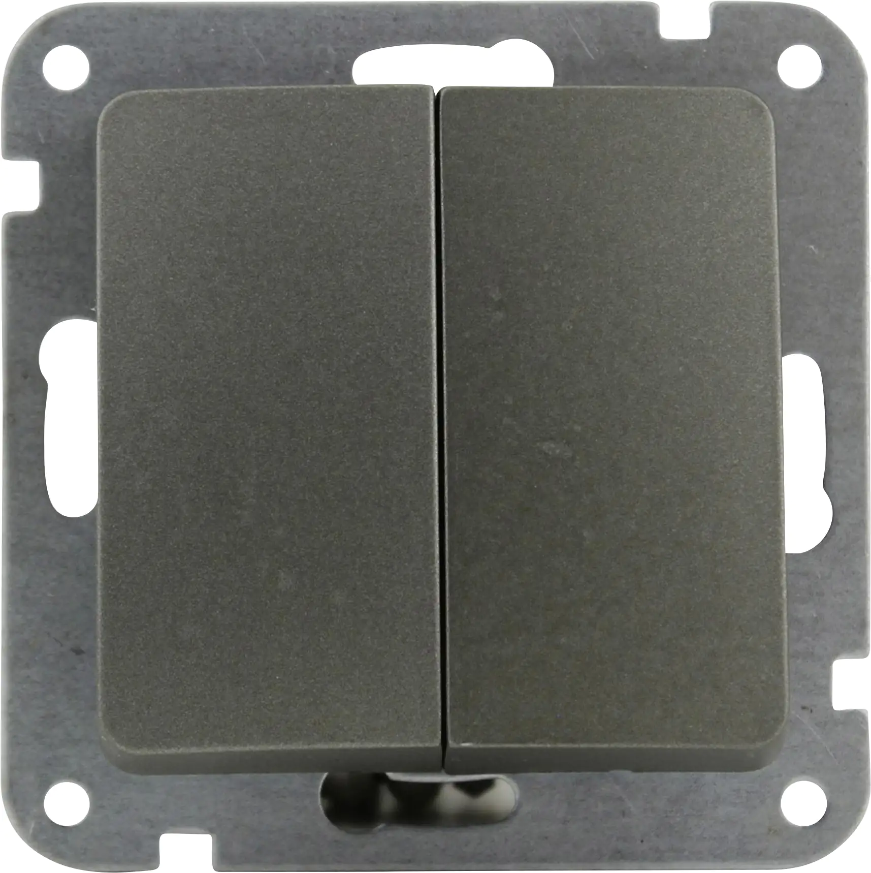 Unitec Serienschalter Monaco mit Wippe platin