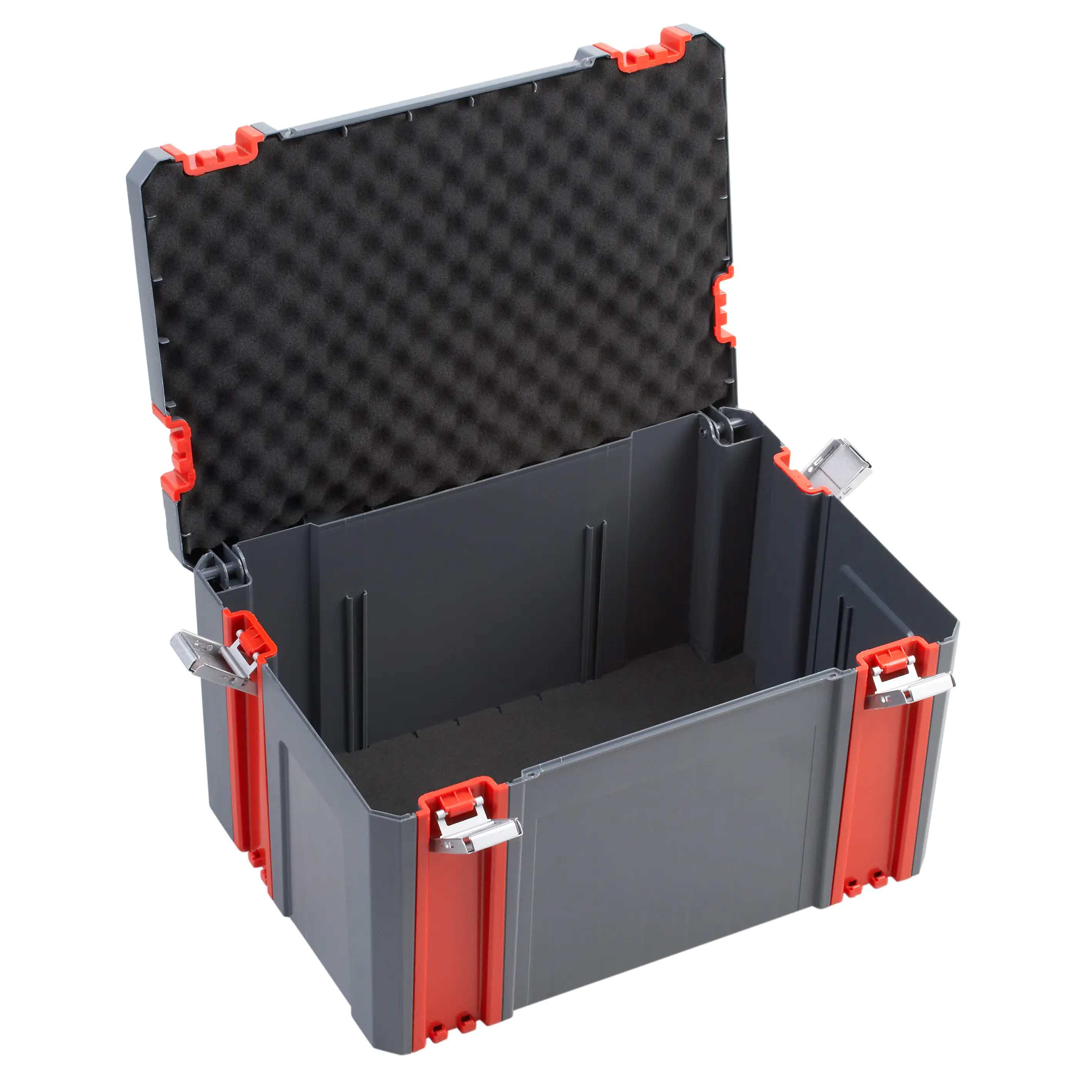 Primaster Systembox 44 x 31 x 25 cm unbestückt grau-rot Primaster Systembox 44 x 31 x 25 cm unbestückt grau-rot