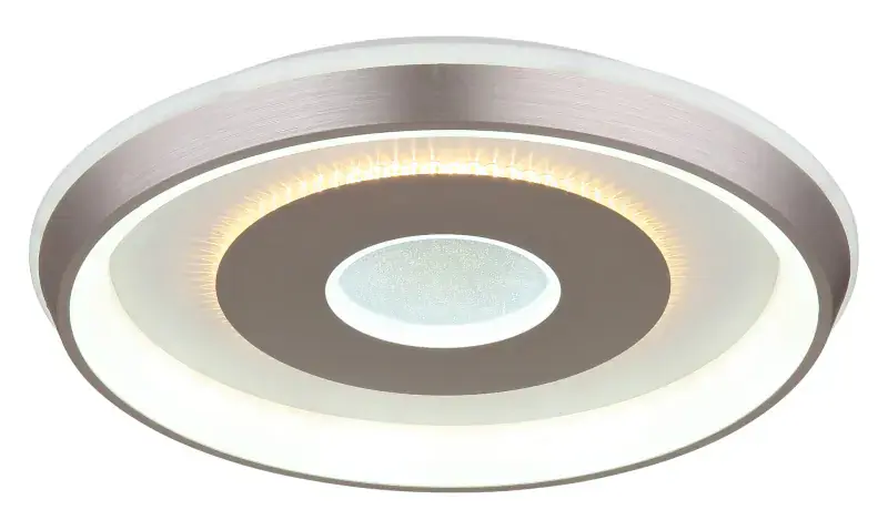 Globo Deckenleuchte Williamson 49 x 7 cm (Ø x H) weiß matt warmweiß-kaltweiß