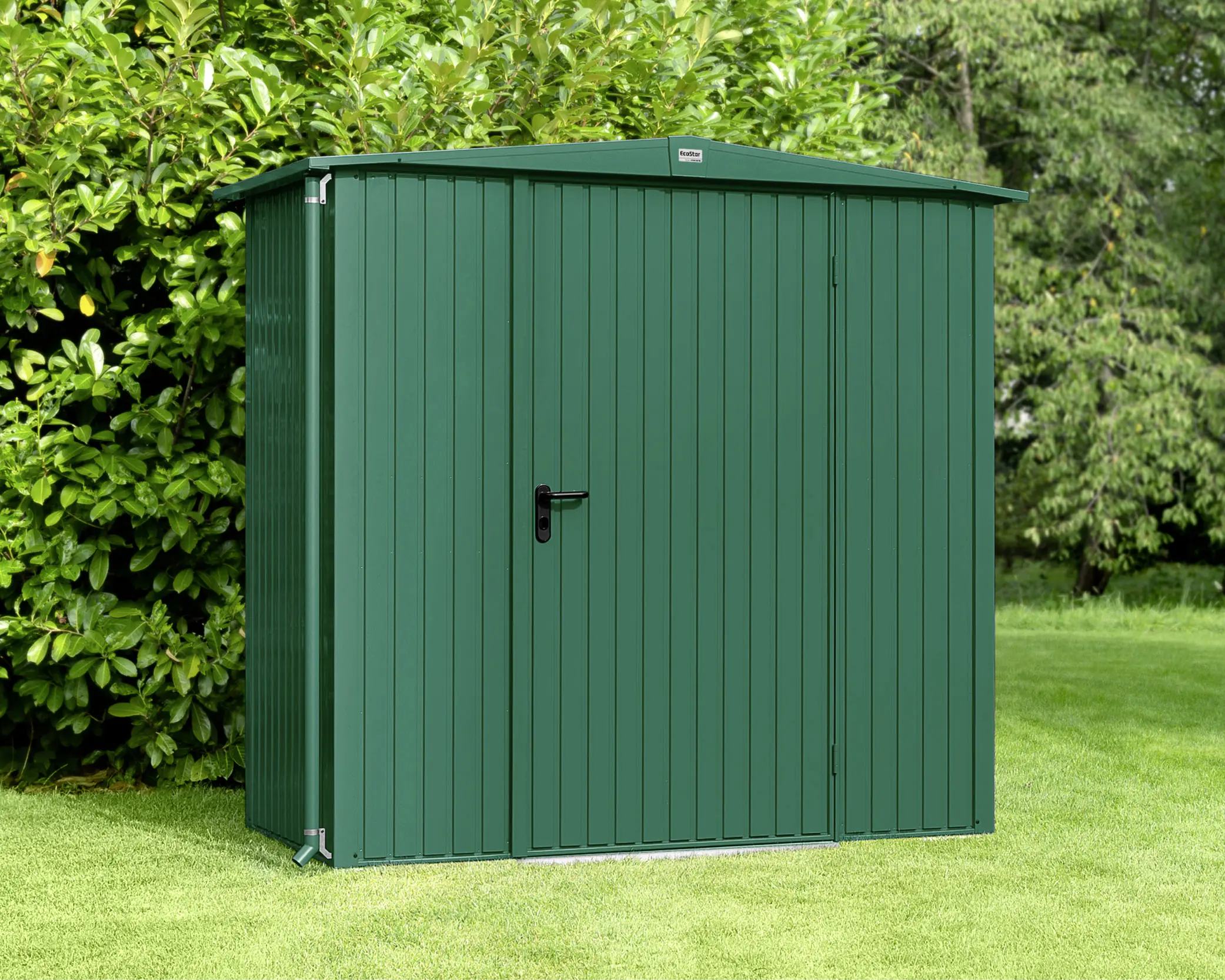 Ecostar Gerätehaus Trend-S Typ 1 258,8 x 121,3 x 216 cm moosgrün