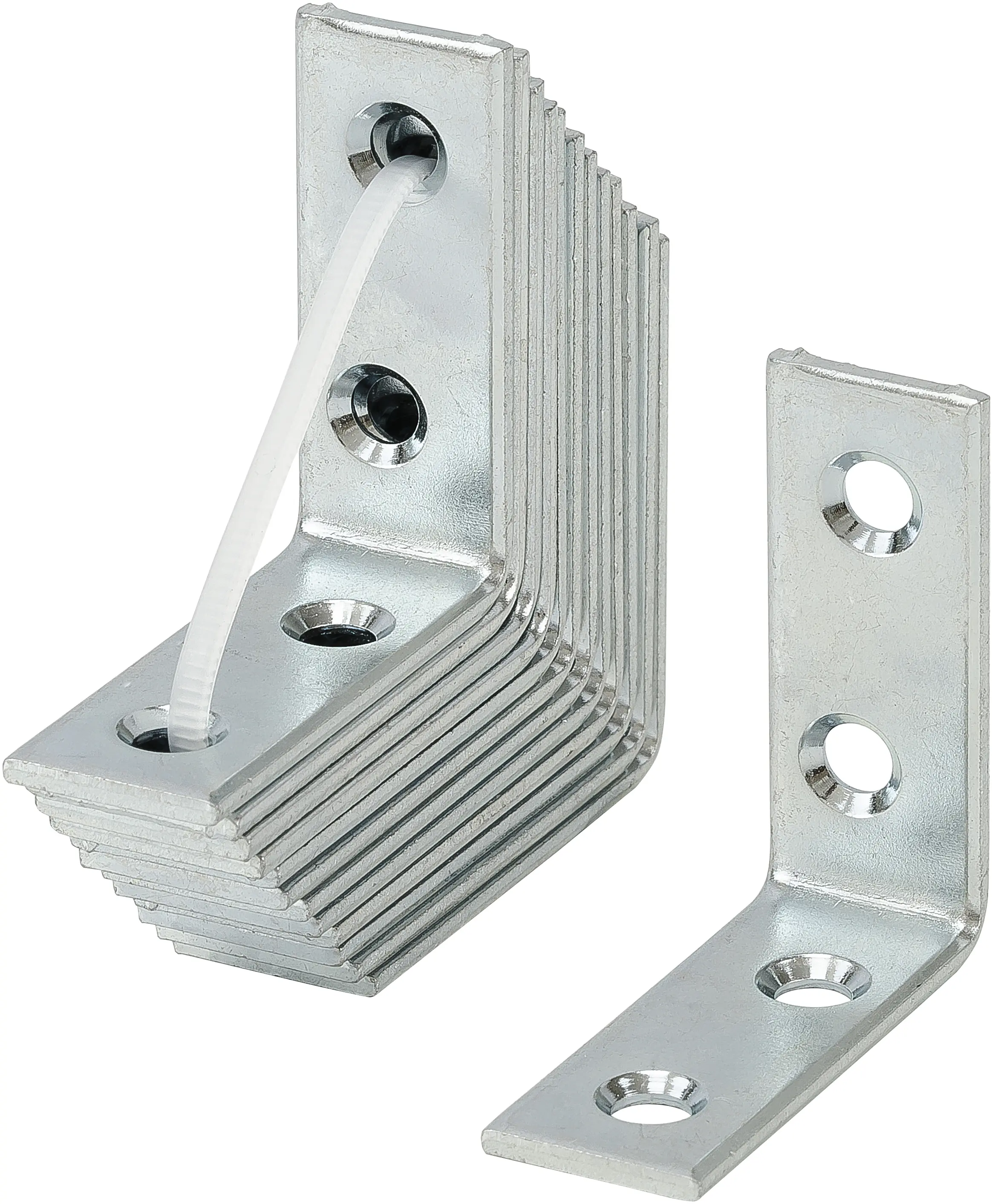 Vormann Stuhlwinkel 25x25x15 mm Stahl verzinkt - 12 Stück