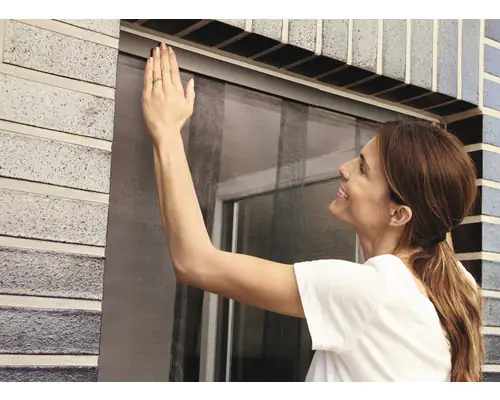 tesa Lamellentür Premium Teleskop 95 x 220 cm anthrazit