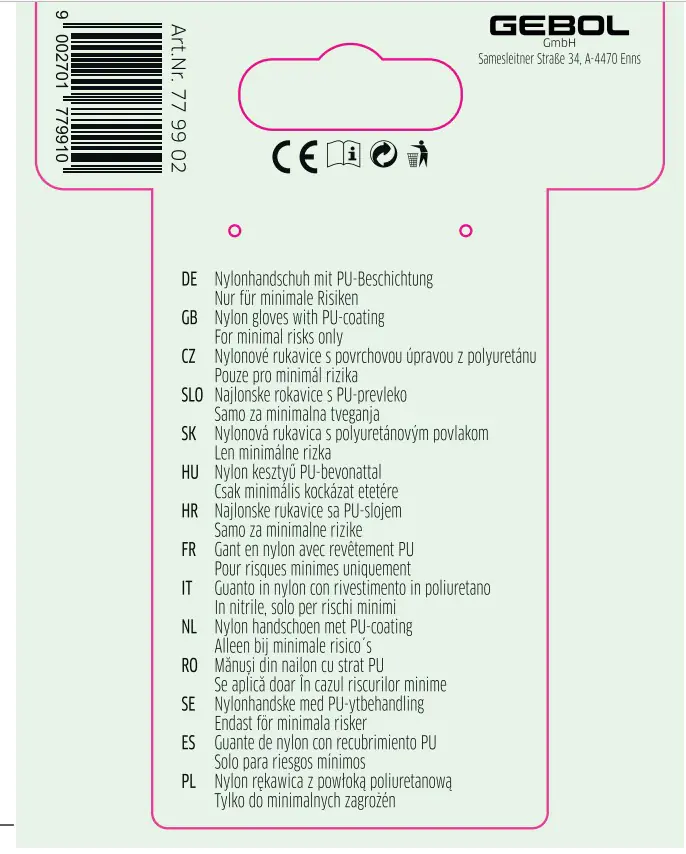 Gebol Handschuh Tommi orange  