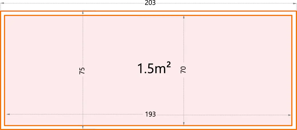Telluria Fahrradbox Velotto granitgrau 203 x 75 cm