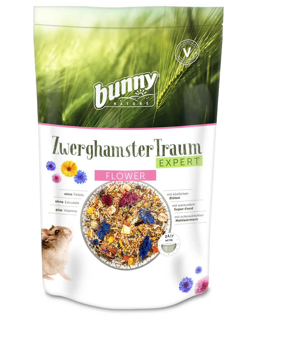 Bunny Nature Nagerfutter Zwerghamster Traum Expert Flower 500 g