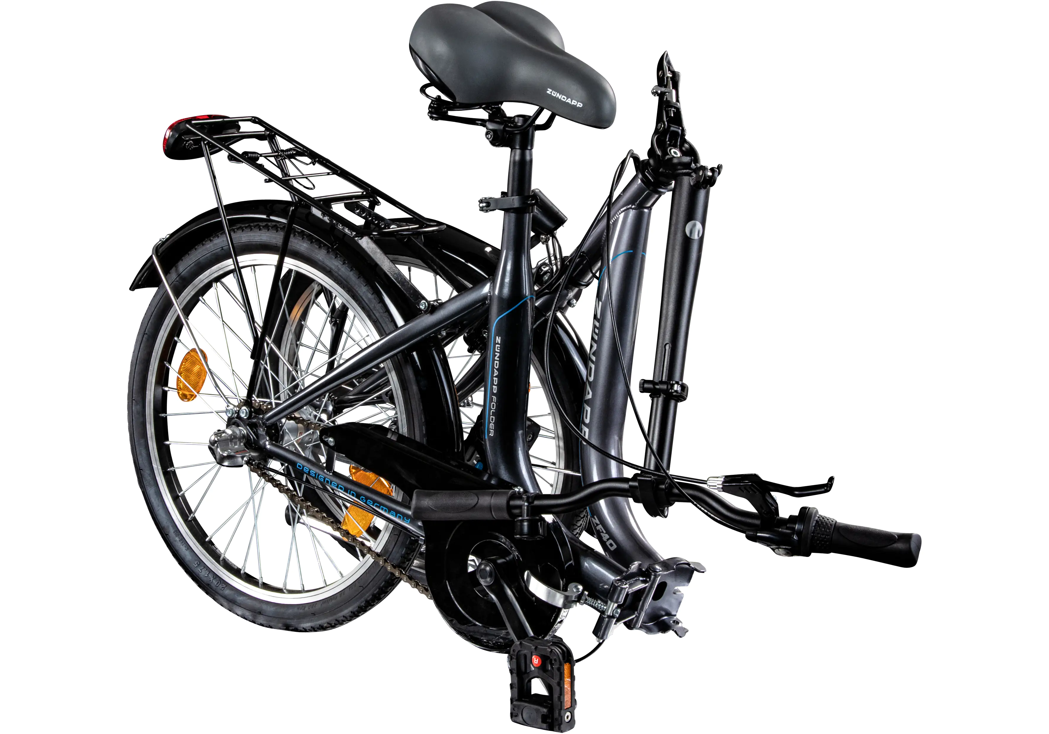 Zündapp Faltrad ZF40 20 Zoll 3-Gang RH 35,5cm grau