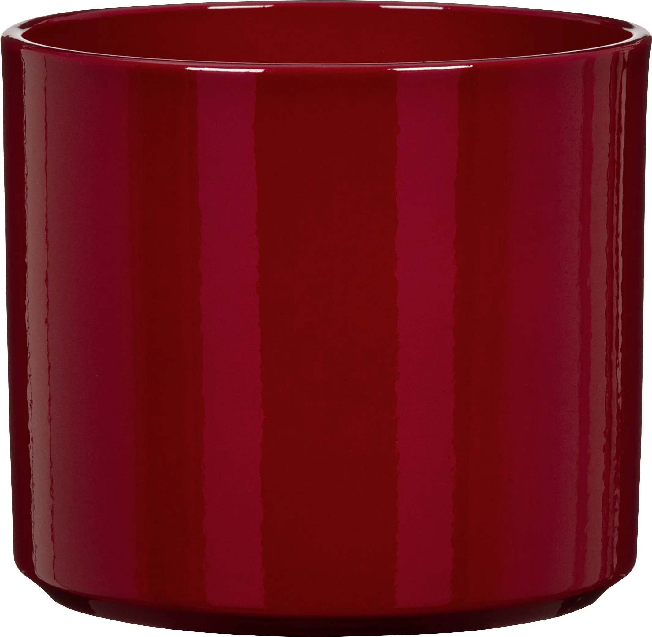 Scheurich Übertopf Serie 631 Intense Red Keramik Ø 14 x 13 cm rot