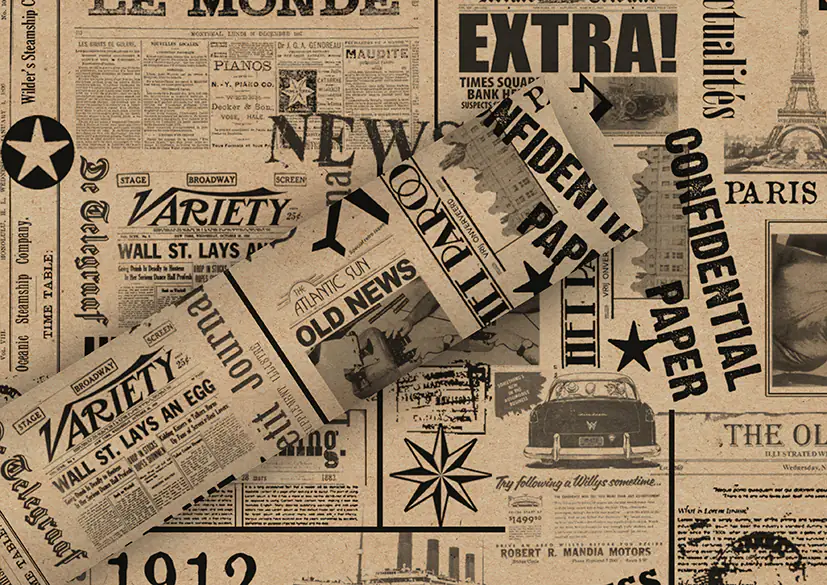 By Nature Geschenkpapier Zeitung 2 m By Nature Geschenkpapier Zeitung 2 m