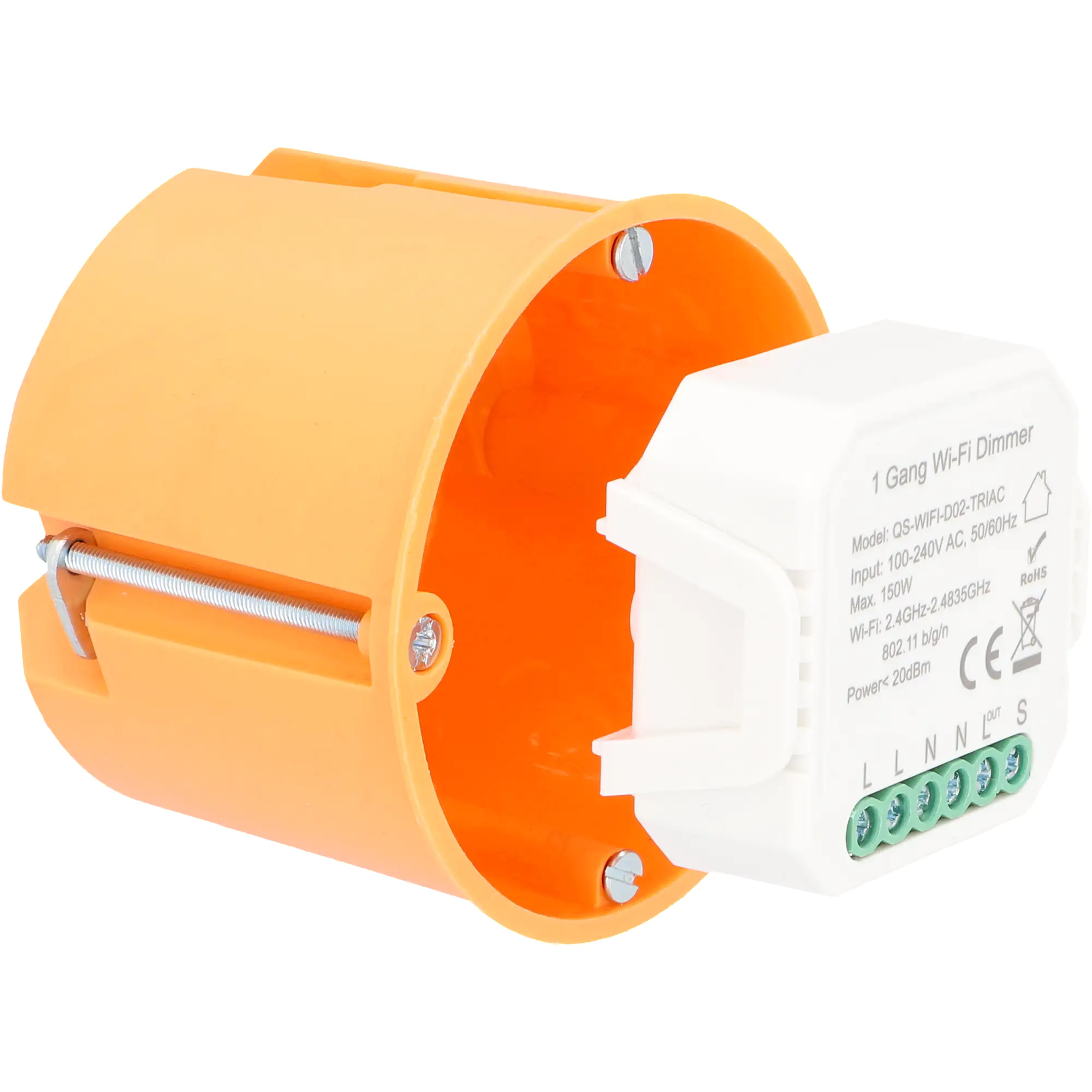 Unitec WIFI Dimmer-Einbaumodul steuerbar per Tuya-App