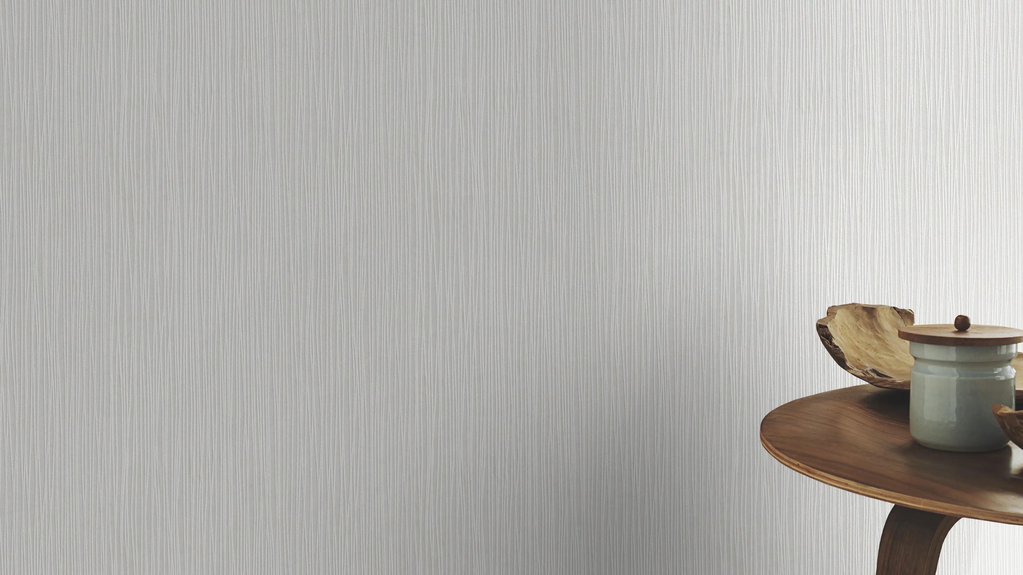 Rasch Vliestapete 187700 Wallton uni längsstreifen 10,05 x 0,53 m