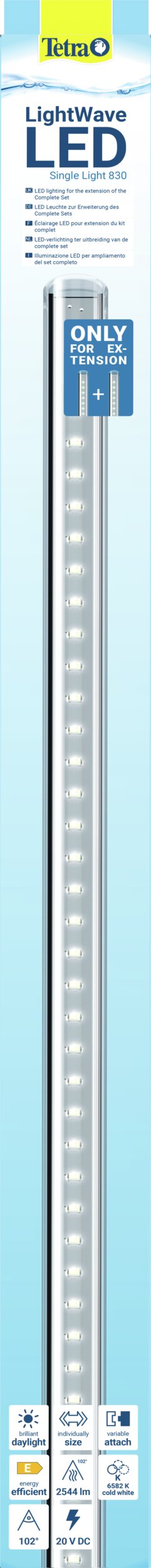 Tetra Aquarium-Beleuchtung LightWave Single Light 830