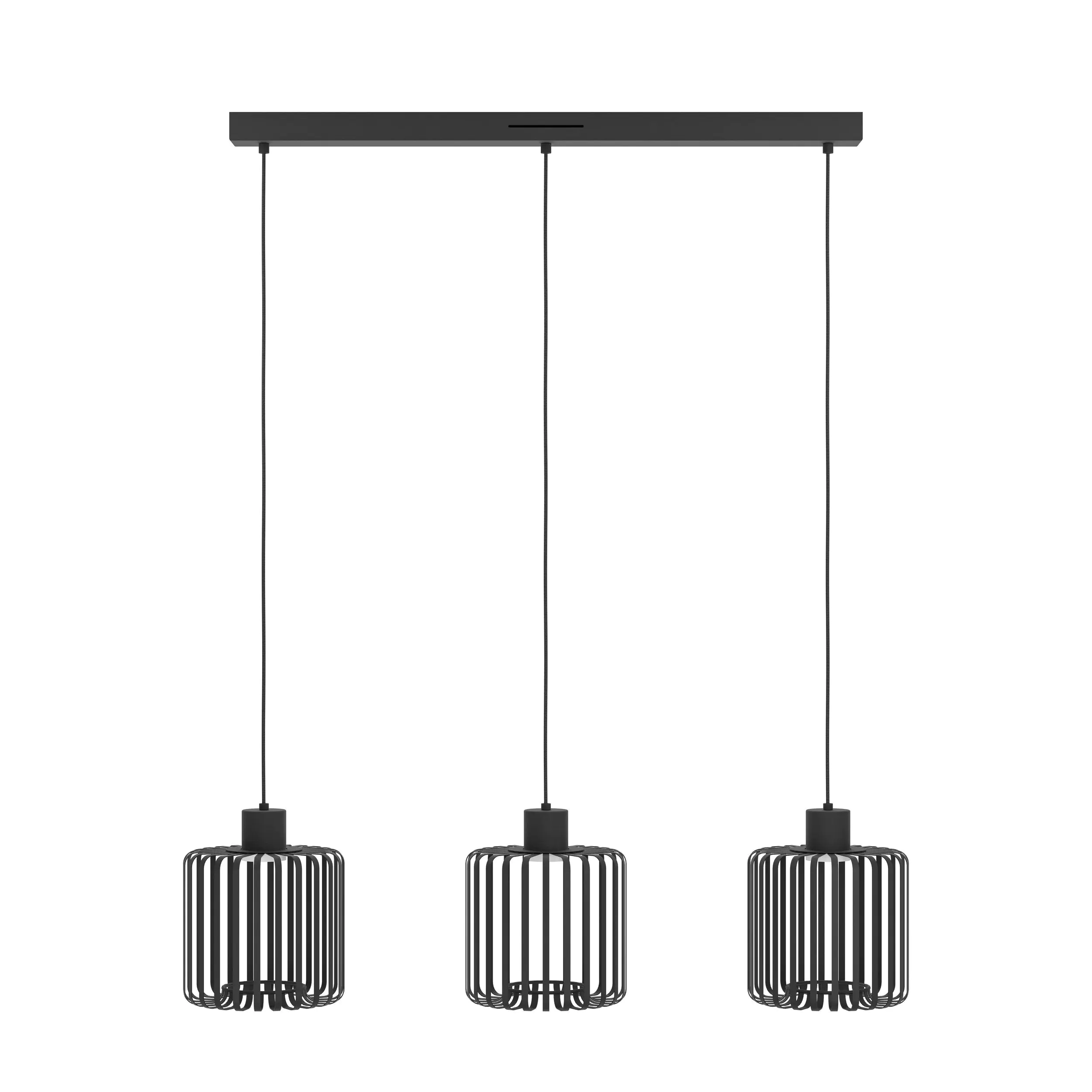 Eglo Connect LED Pendelleuchte Ginestrone-Z schwarz 90 x 20 x 110 cm