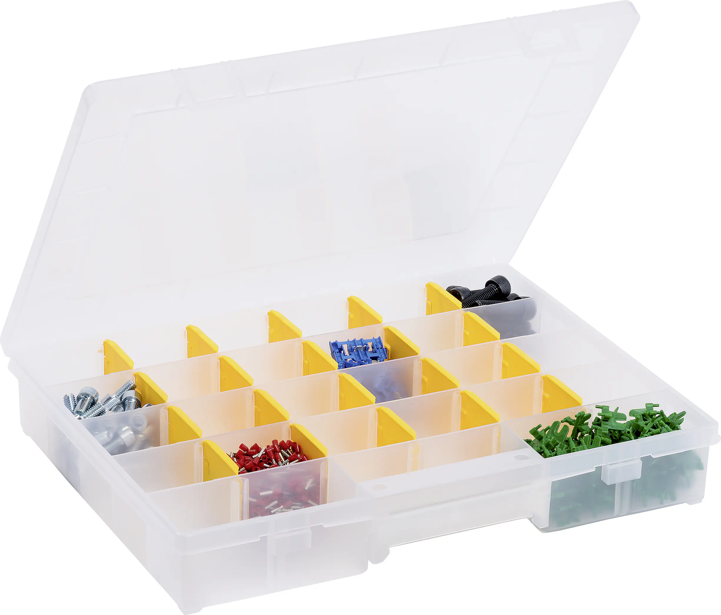 Allit Sortimentskasten,7-27 Fächer EuroPlus Basic 37/7-20 20 Trennstege