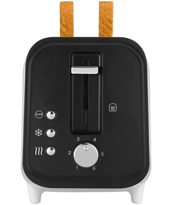 Unold 2-Scheiben-Toaster Shine white 800 Watt, 4 Funktion