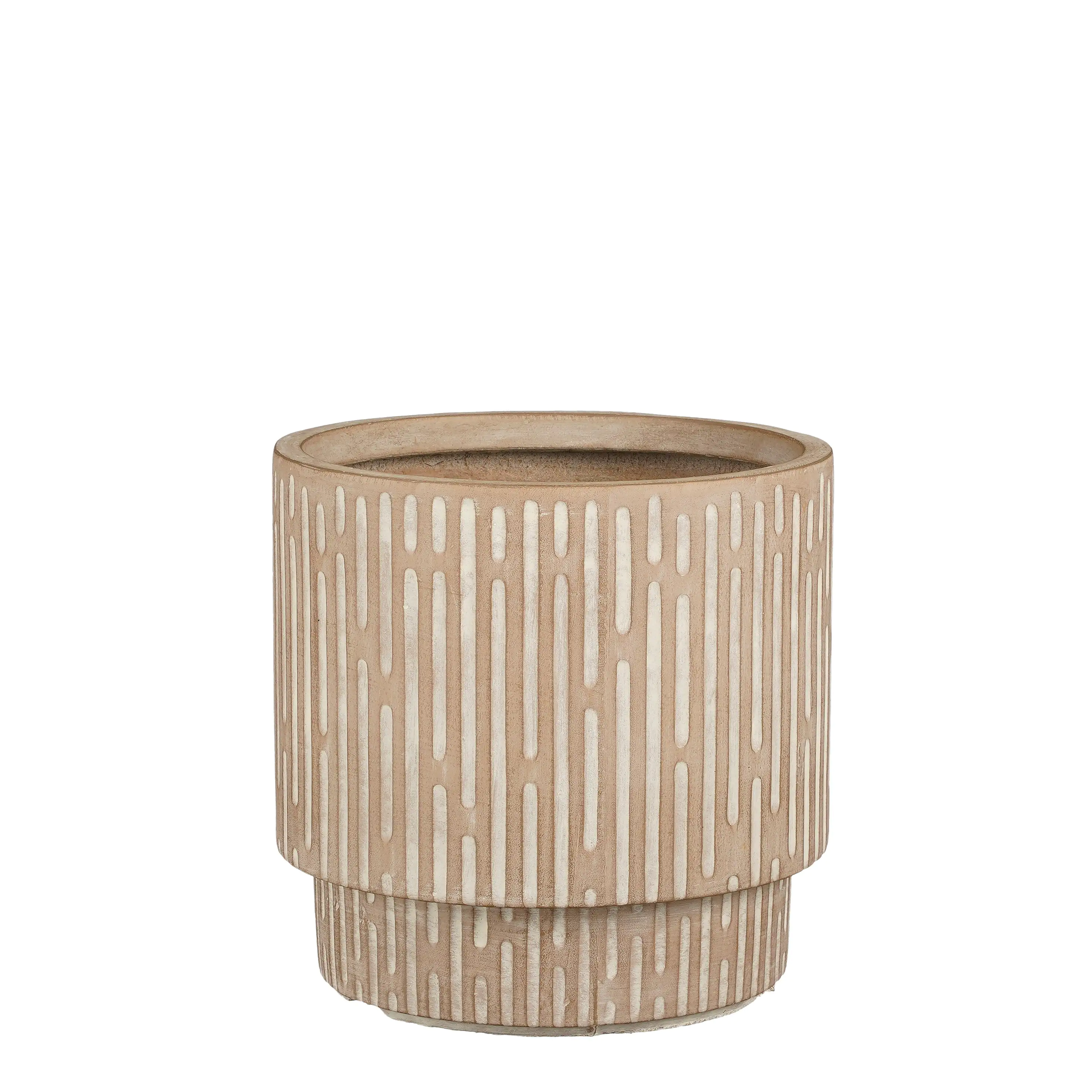 Mica Decorations Pflanztopf Oslo Topf Ø 31 x 30,5 cm braun