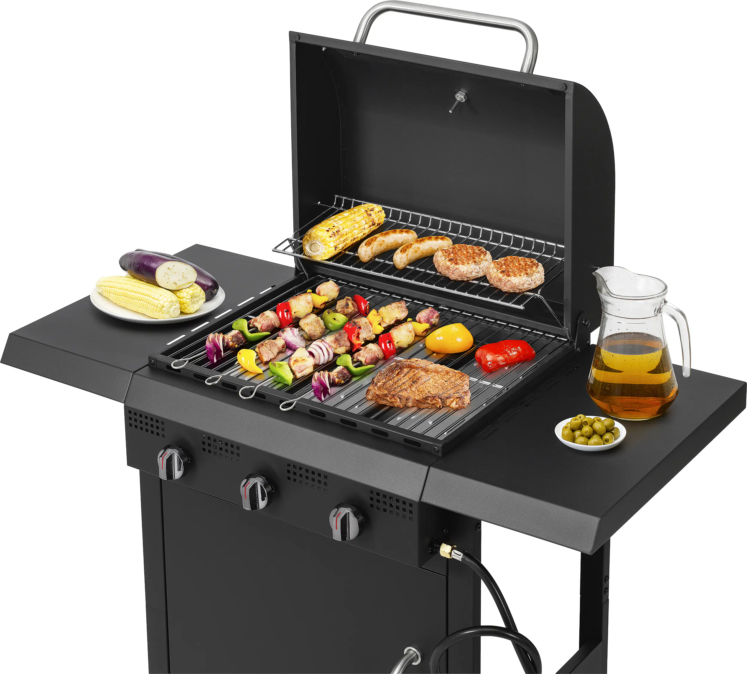 Tepro Gasgrill Ashford Grillfläche: 45 x 36,8 cm