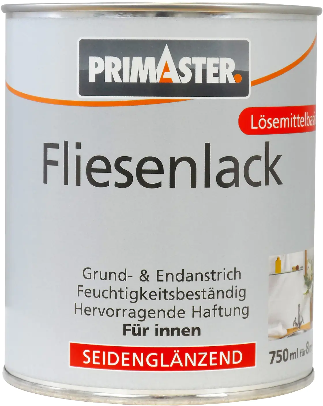4000590162931 Primaster Fliesenlack 750 ml weiß seidenglänzend