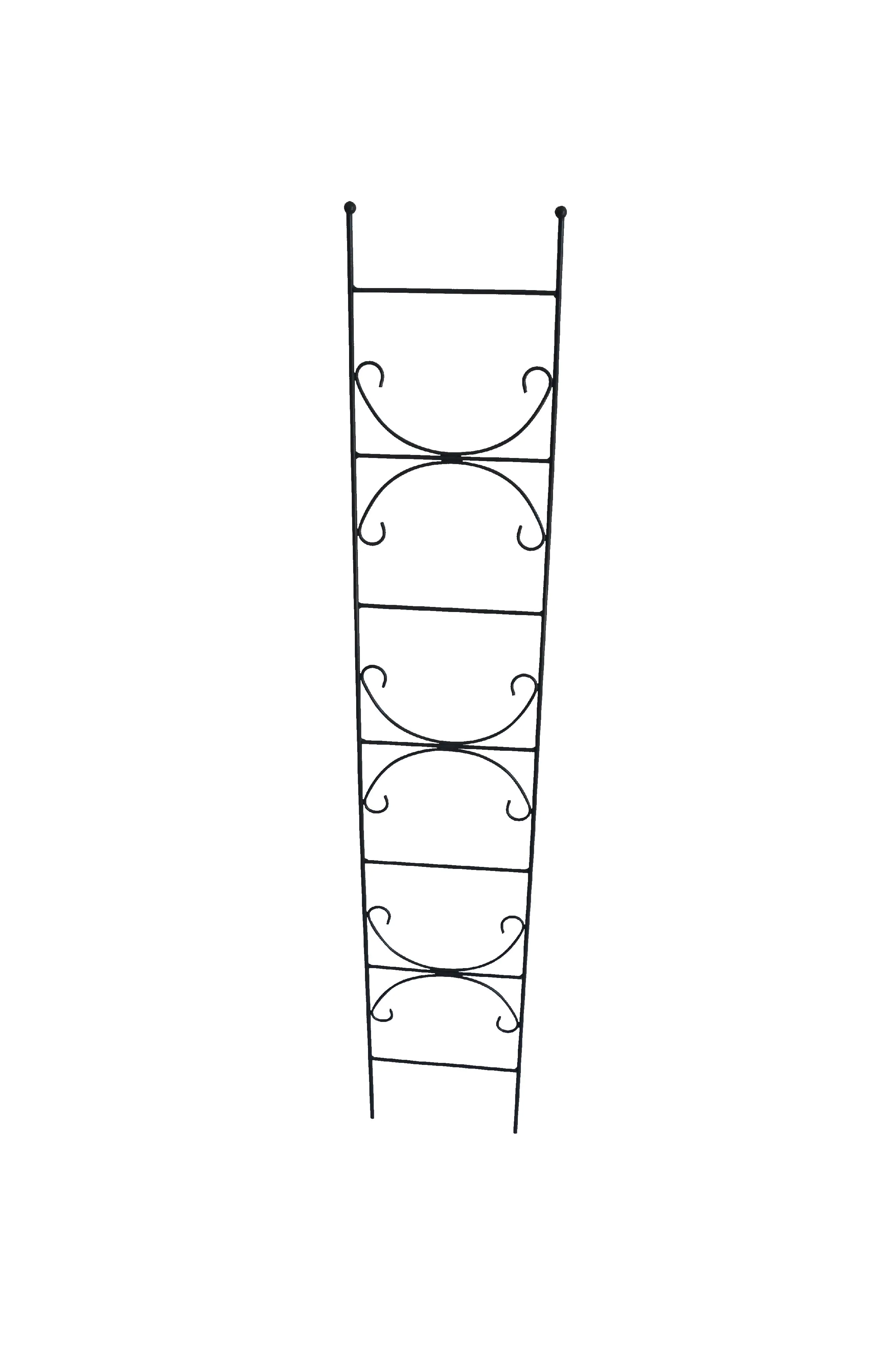 TrendLine Spalier Metall 150 cm dunkelgrau TrendLine Spalier Metall 150 cm dunkelgrau