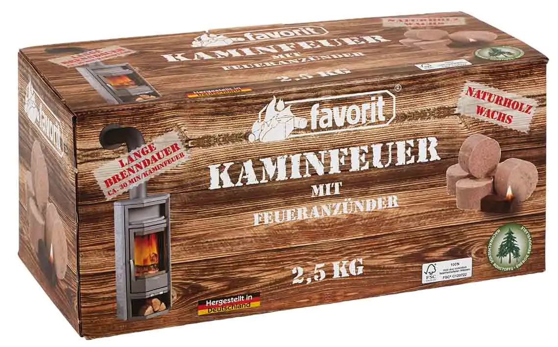 Favorit Kaminfeuer XXL-Feueranzünder 2,5 kg