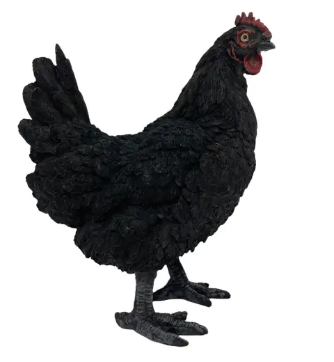 Dekofigur Henne schwarz 36 x 17 x 31 cm