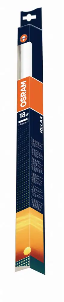 Osram Leuchtstoffröhre T8 L 18W/827 warmweiß, dimmbar, weiß matt