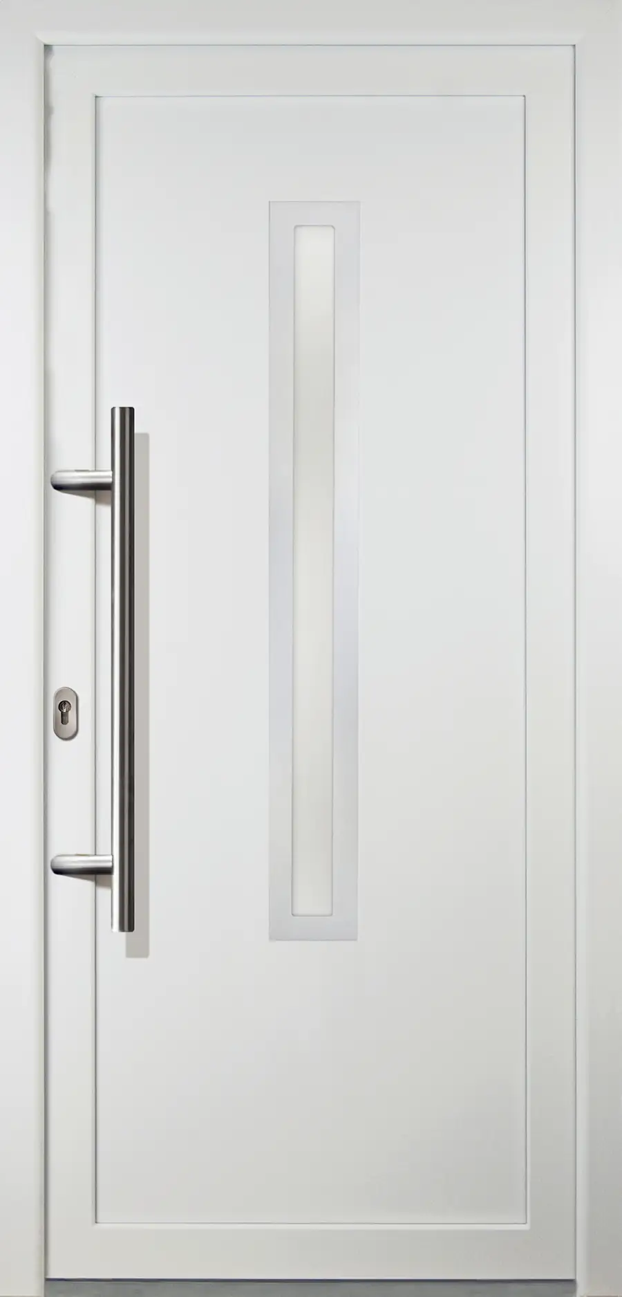 4060691153801 Meeth Haustür Signum PVC Exclusiv PVC Modell 70 108 x 208 cm, DIN links, weiß