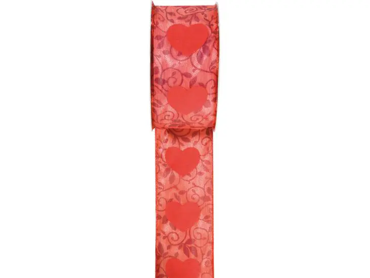 Duni Geschenkband rot 2 m x 40 mm