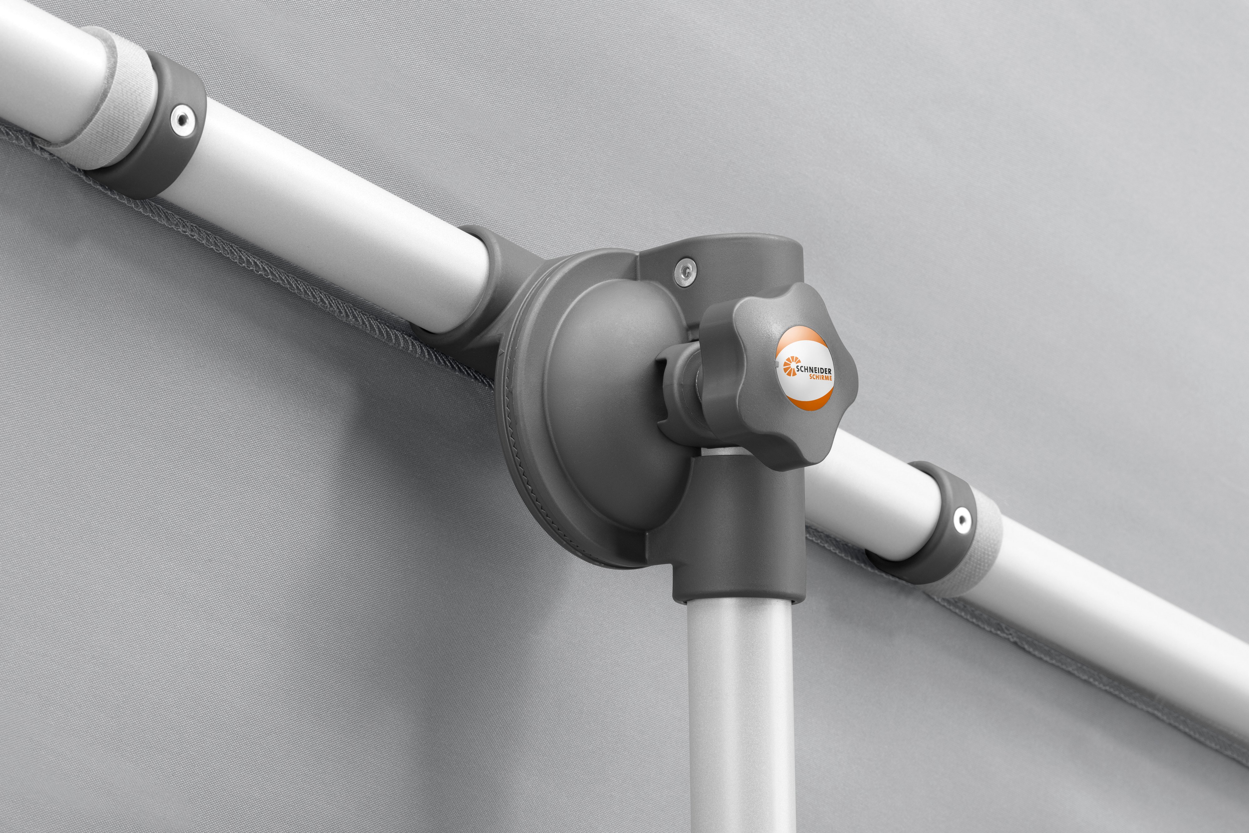 Schneider Sonnenschirm Novara silbergrau 190 x 140 cm inkl. Schutzhülle