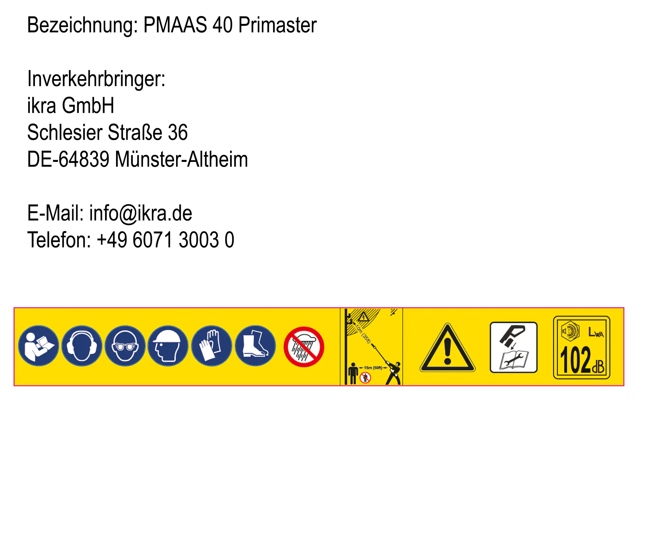 Primaster Akku-Hochentaster PMAAS 40 V 20,3 cm Schwertlänge ohne Akku und Ladegerät