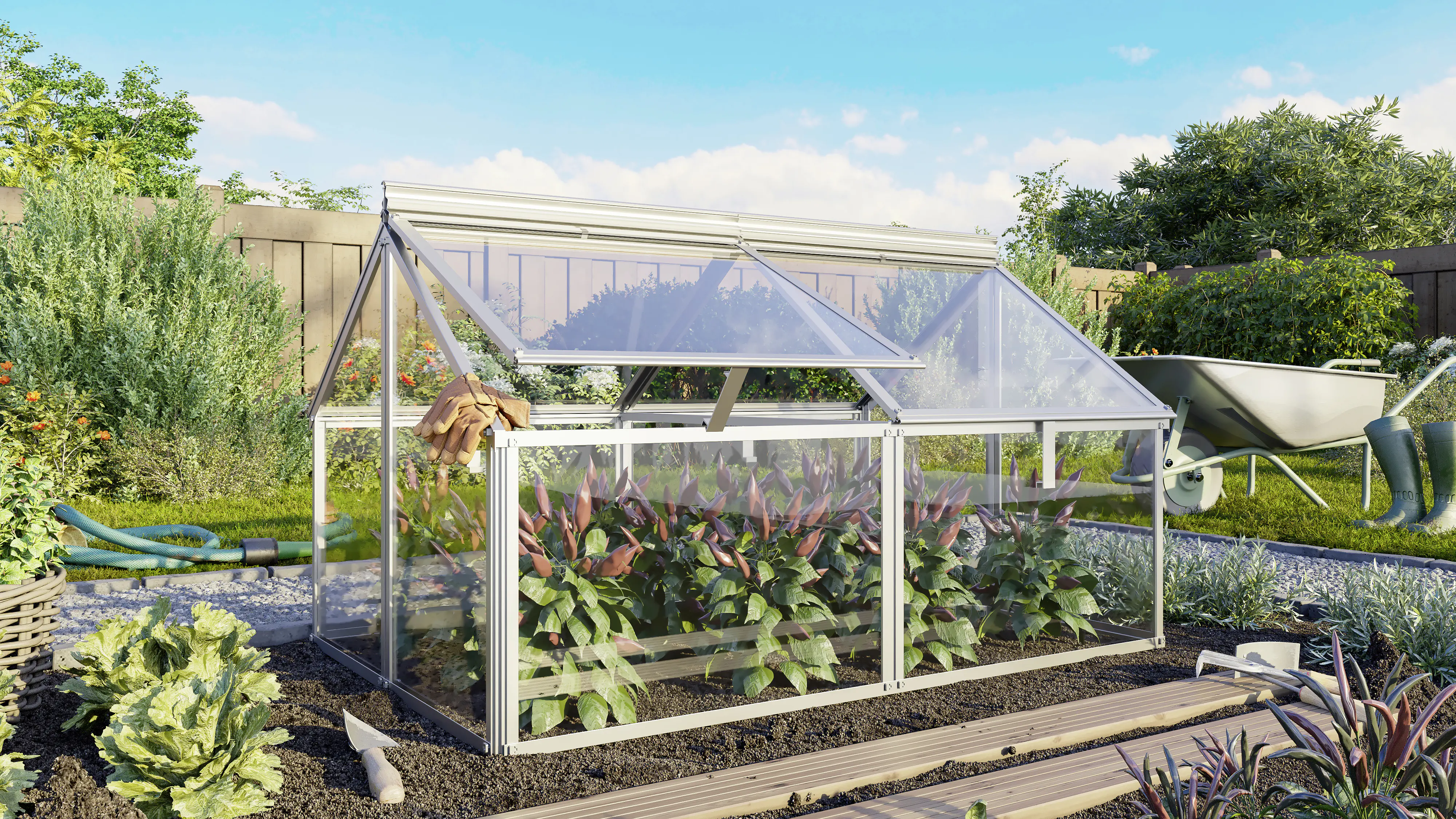 Vitavia Frühbeet Gaia Jumbo ESG 119 x 83 x 72 cm