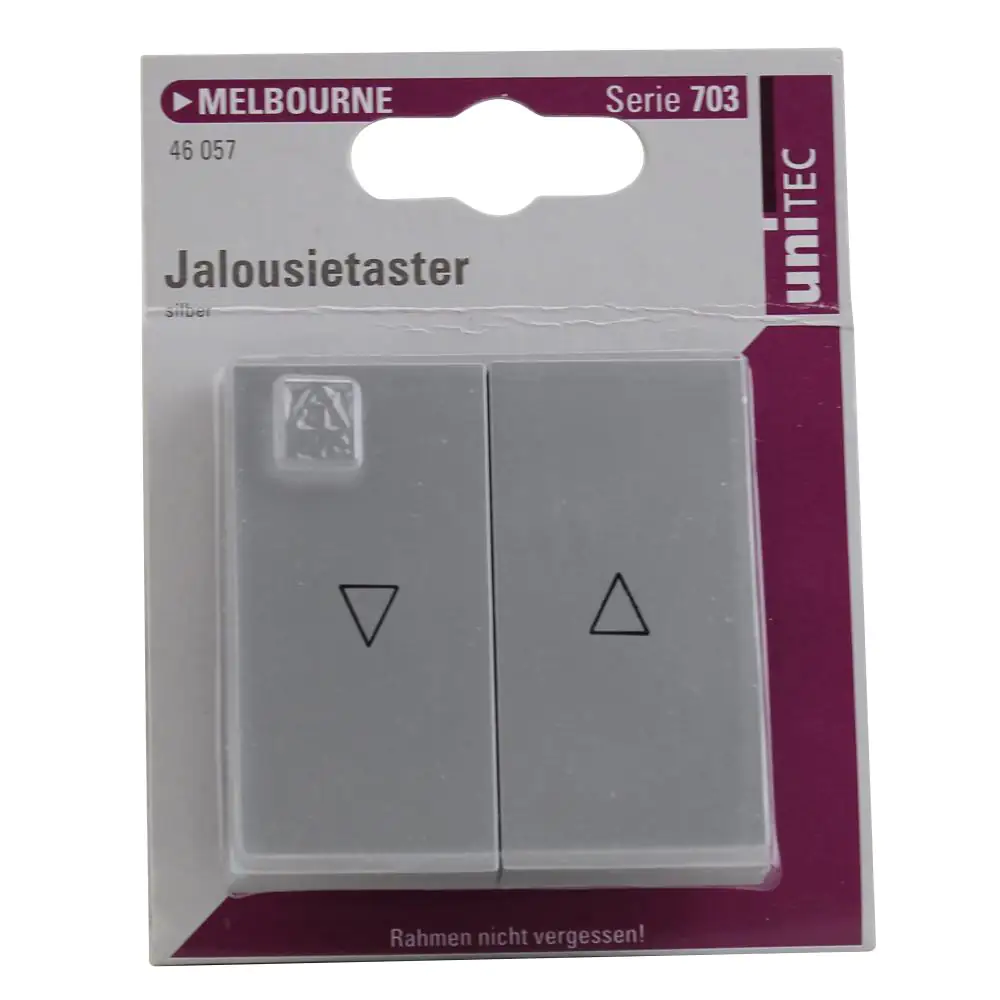 Unitec Jalousientaster Melbourne, silber