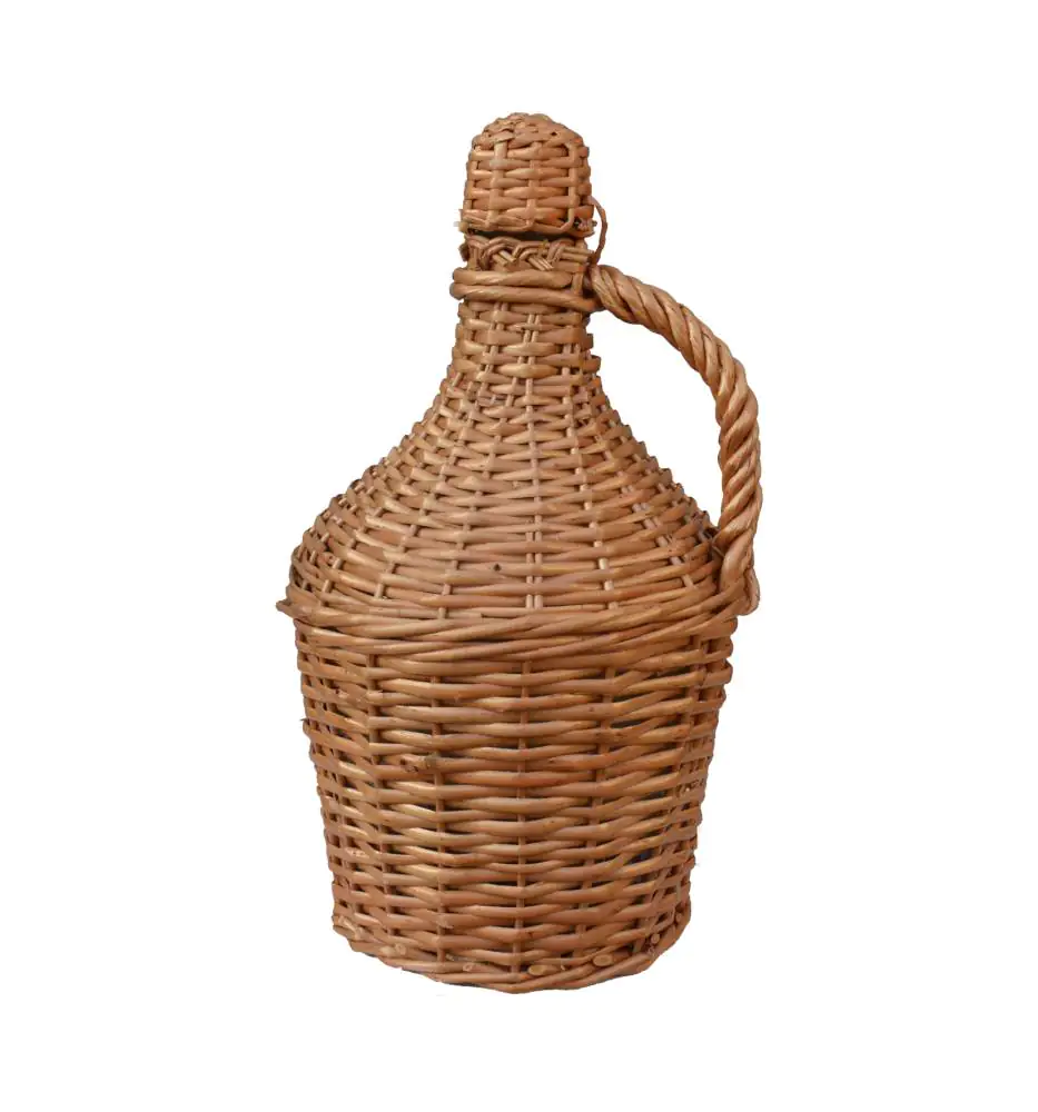Demijohn im Weidegeflecht