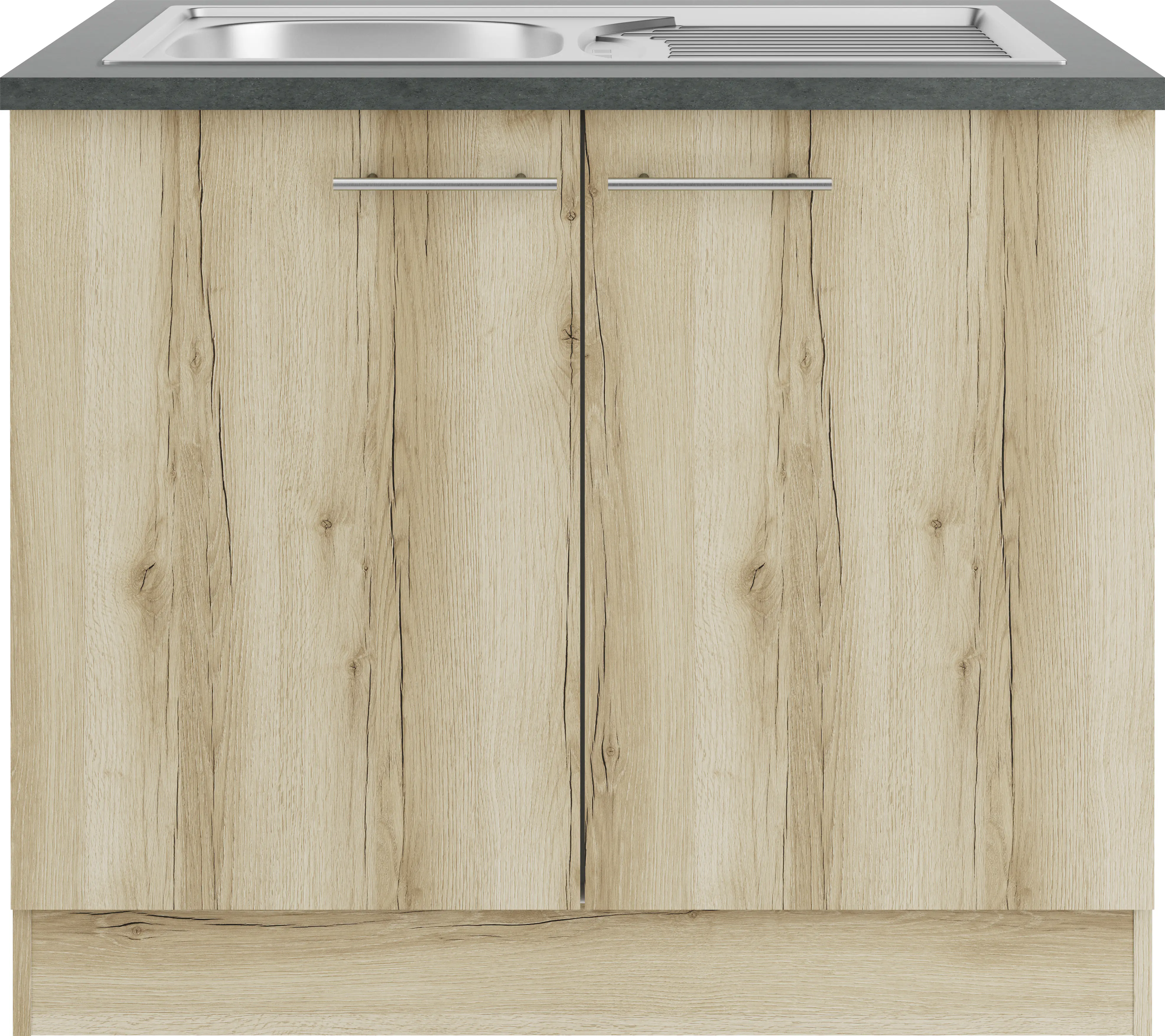 Optifit Spülenunterschrank Livorno 290 eiche 100 cm