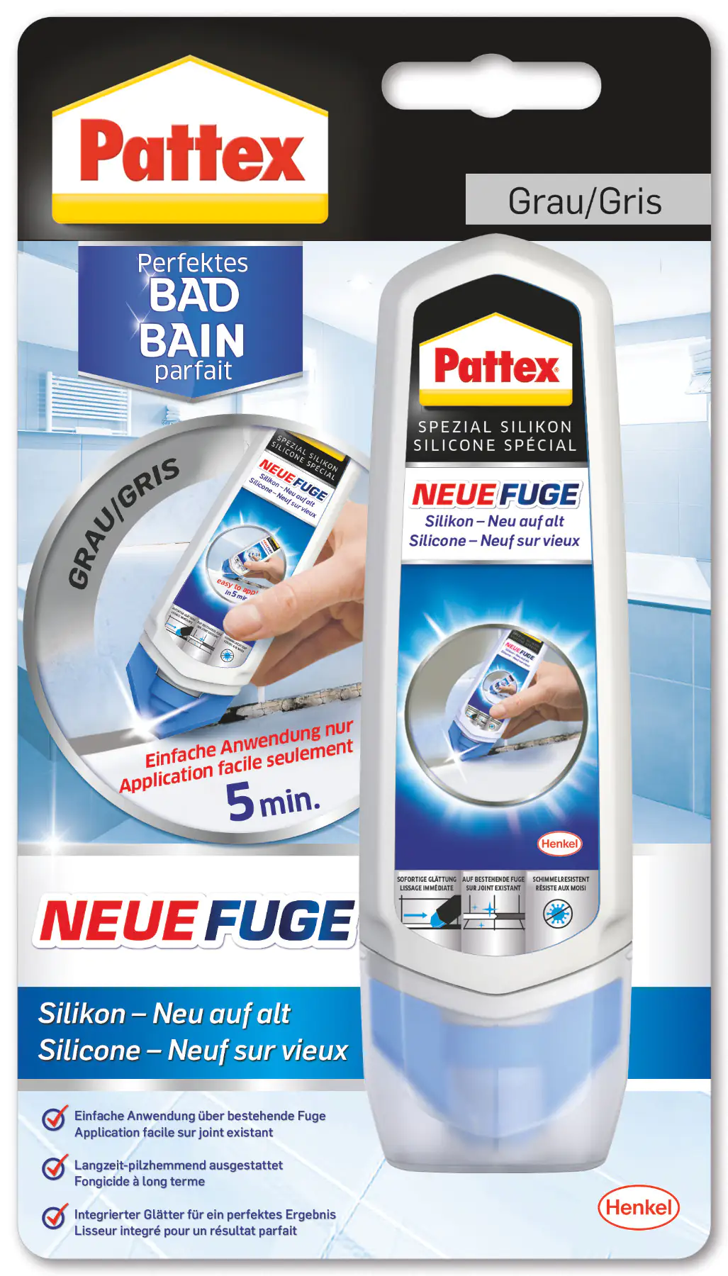 Pattex Neue Fuge grau 100 ml