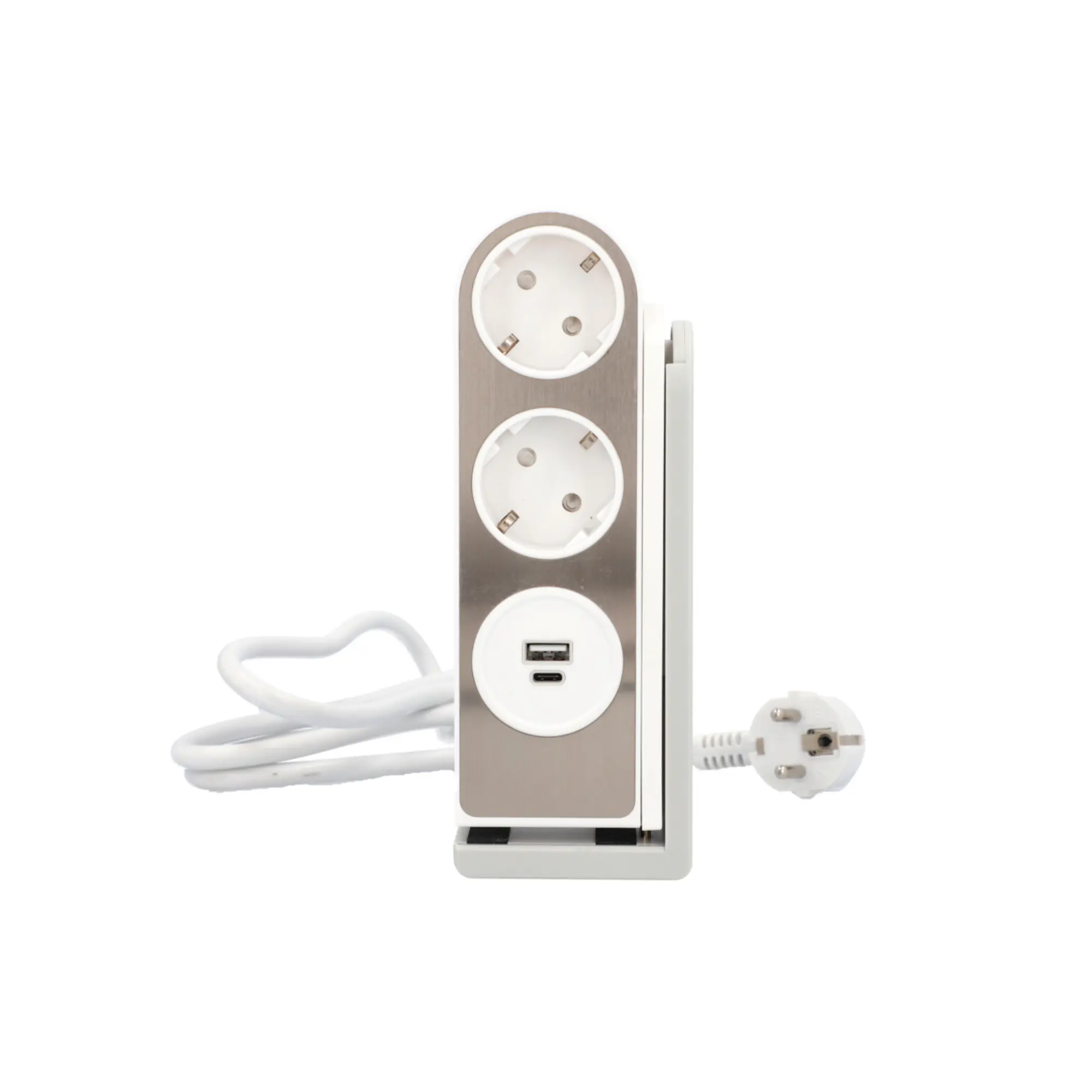 Unitec Tischsteckdose 2-fach inkl. 2x USB A/C 1,4 m