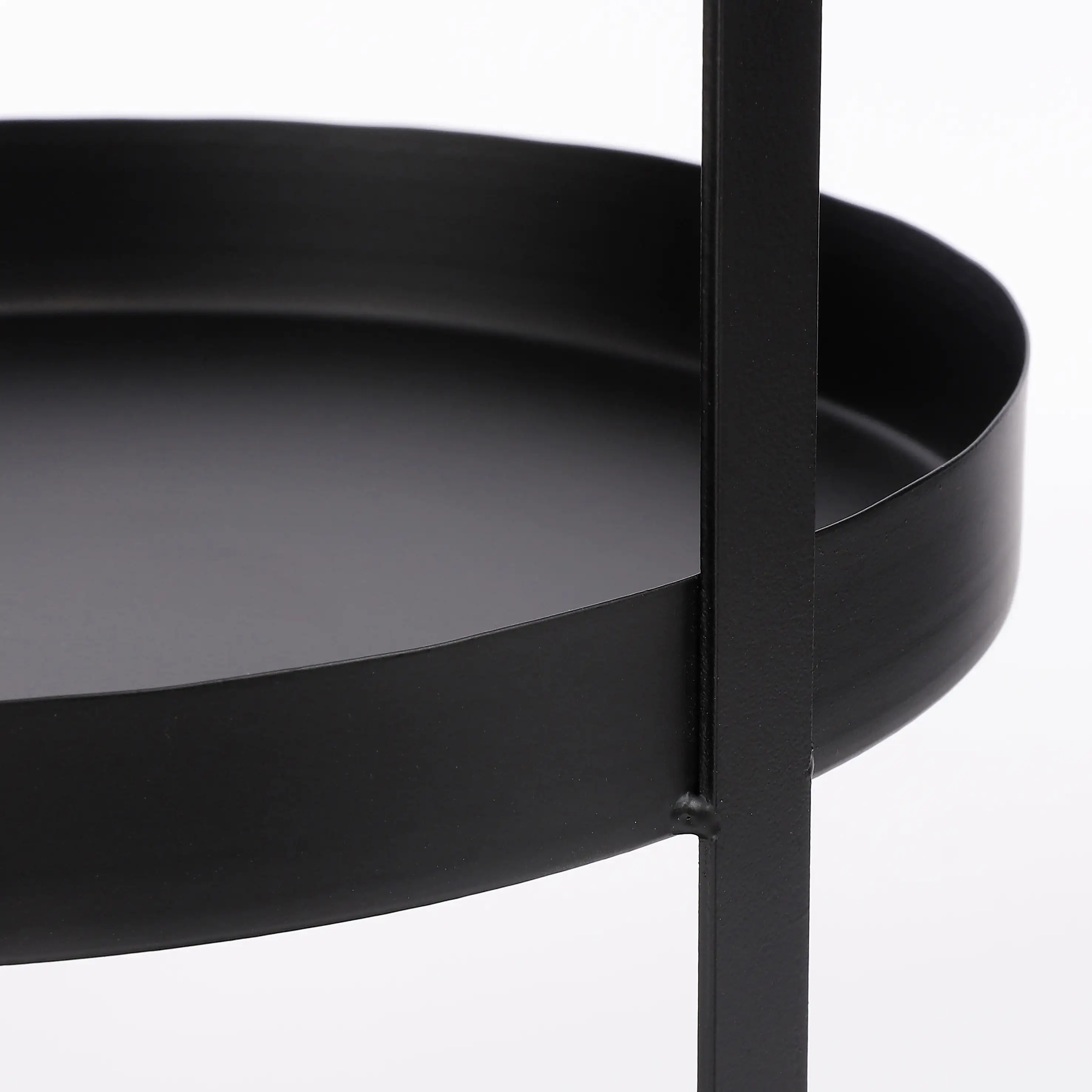 Mica Etagere schwarz Ø 25 x 41 cm