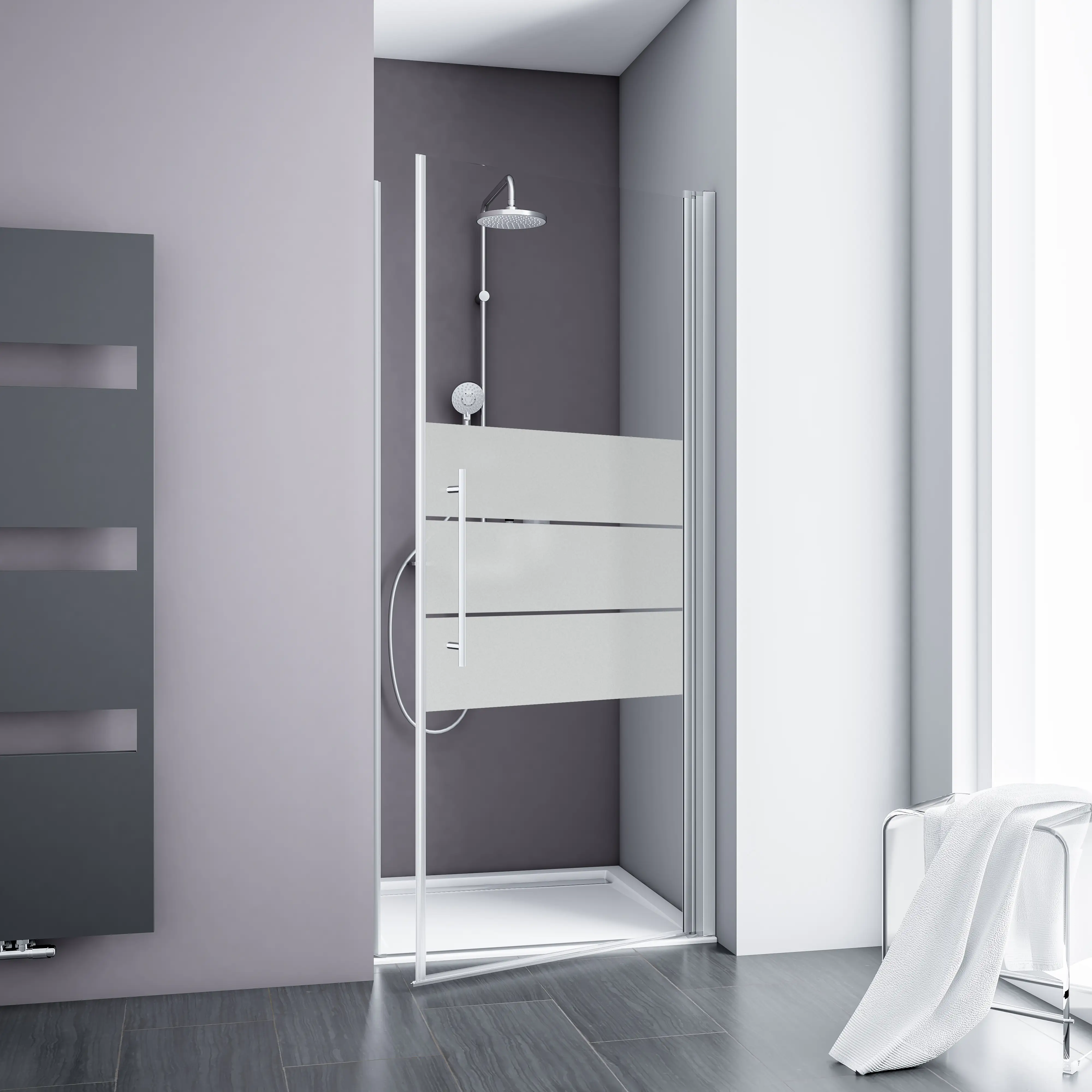 Schulte Nische Drehtür 90 x 192 cm Alexa Style 2.0