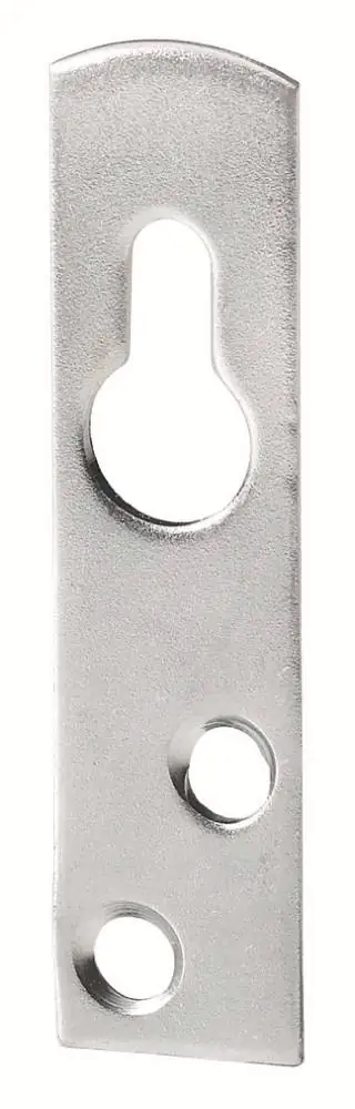 Hettich Schrankaufhänger mit Schlüssellochung verzinkt 60 x 15 mm Hettich Schrankaufhänger mit Schlüssellochung verzinkt 60 x 15 mm