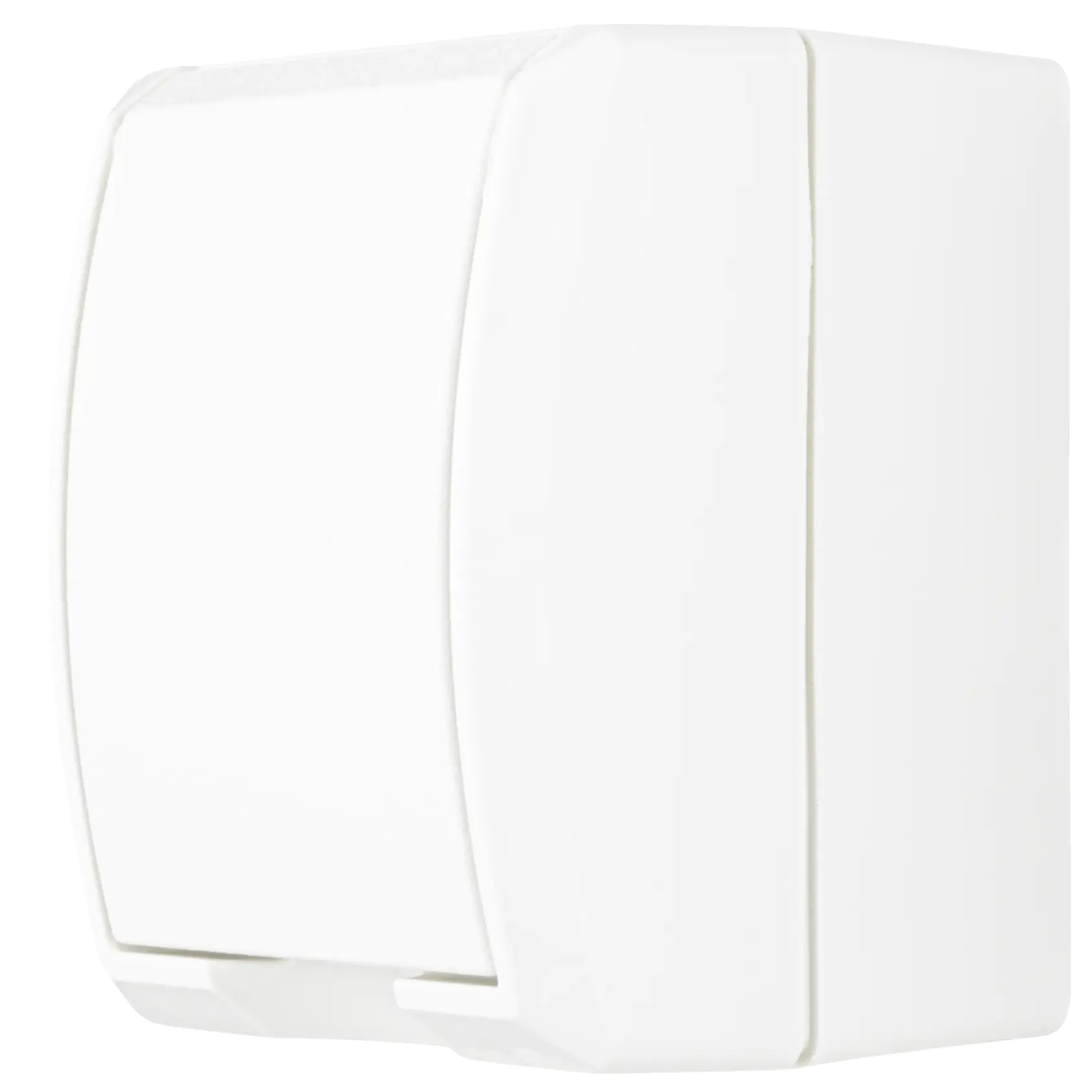 REV Steckdose Aufputz AquaForm, weiß, 1-fach