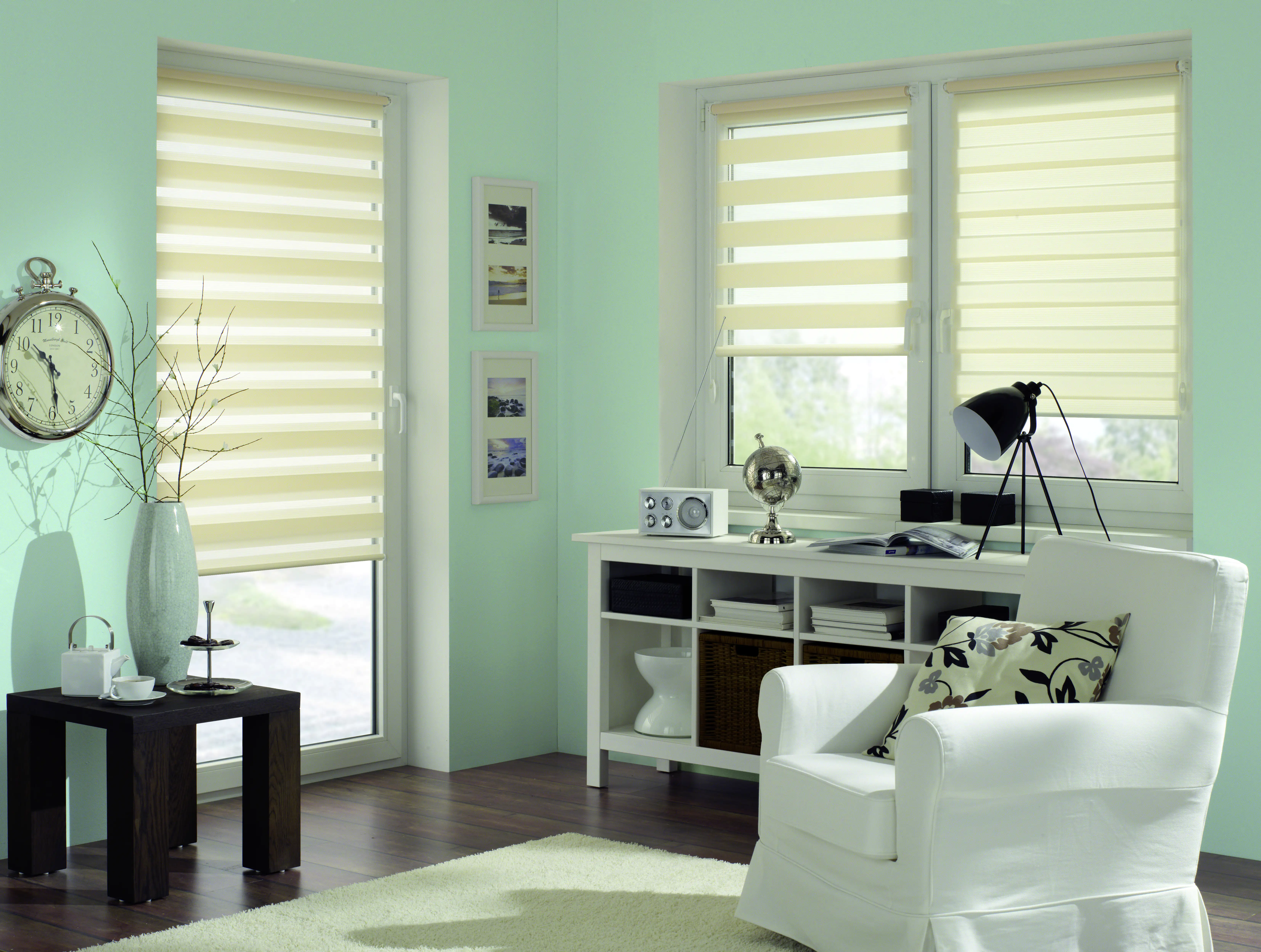 Gardinia EasyFix Doppelrollo creme 90 x 220 cm