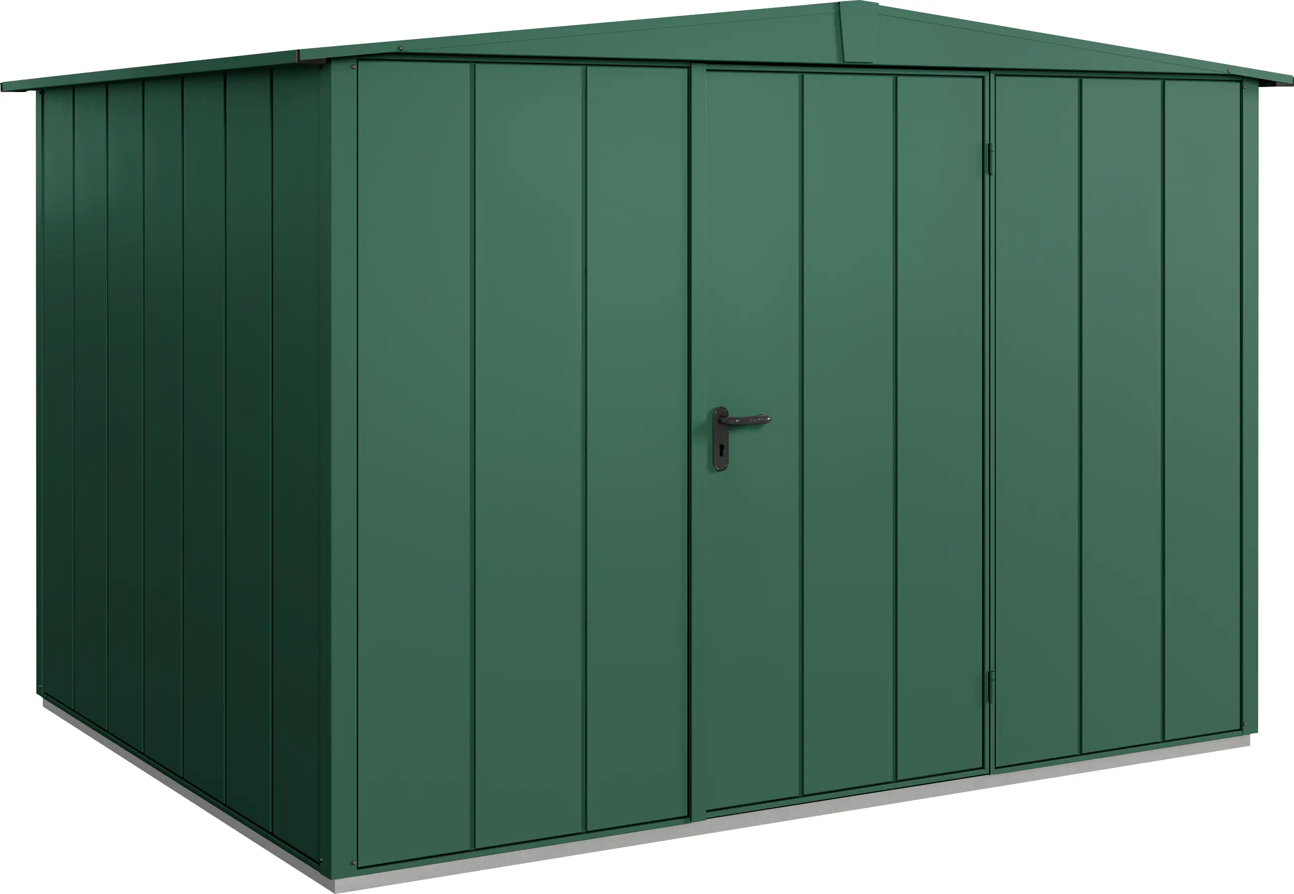 EcoStar Gerätehaus Elegant-S Typ 3 323,6 x 247,7 x 219,4 cm moosgrün
