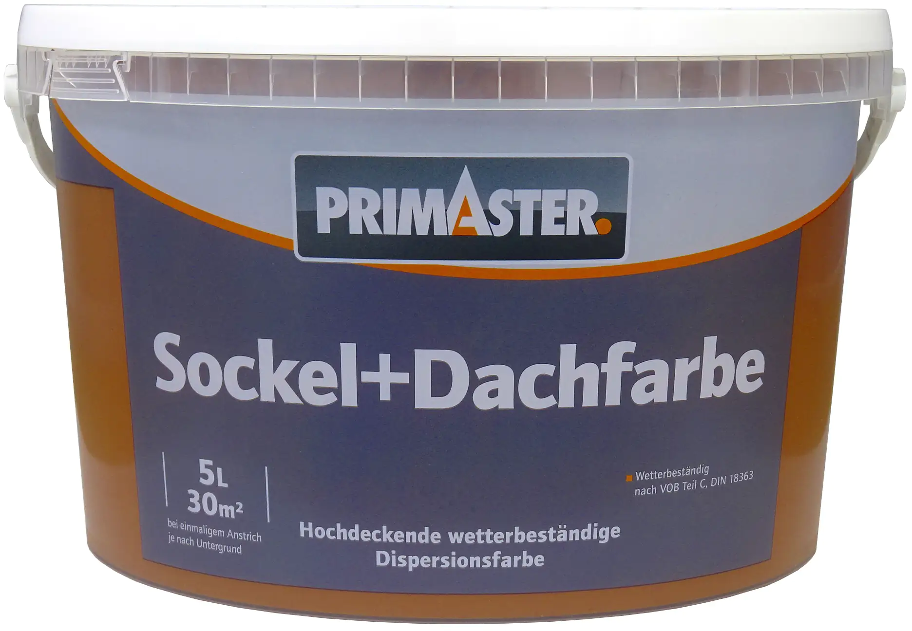 4000590166083 Primaster Sockel- und Dachfarbe 5 L havanna matt