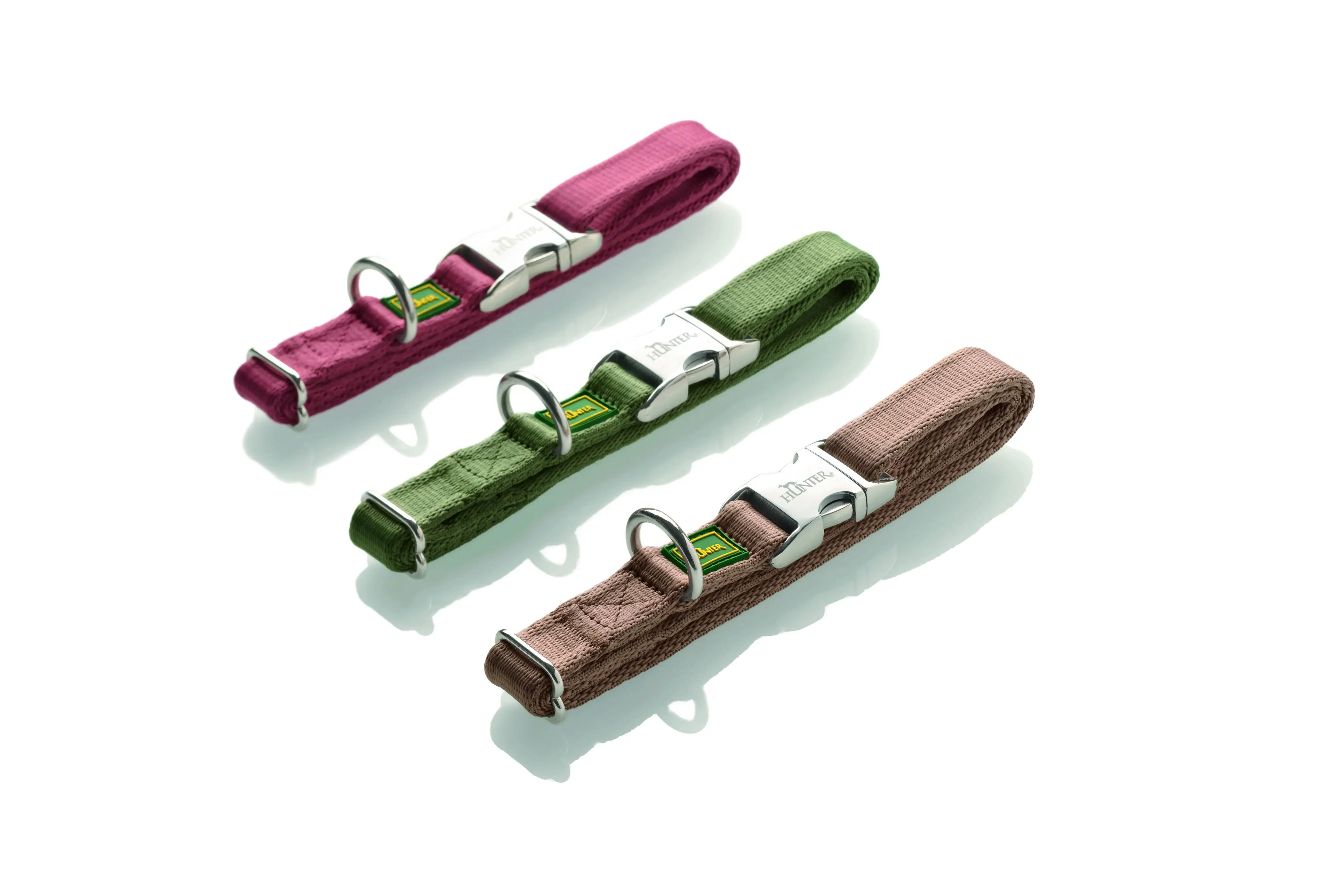Hunter Hundehalsband Inari Alu-Strong M pastellrot