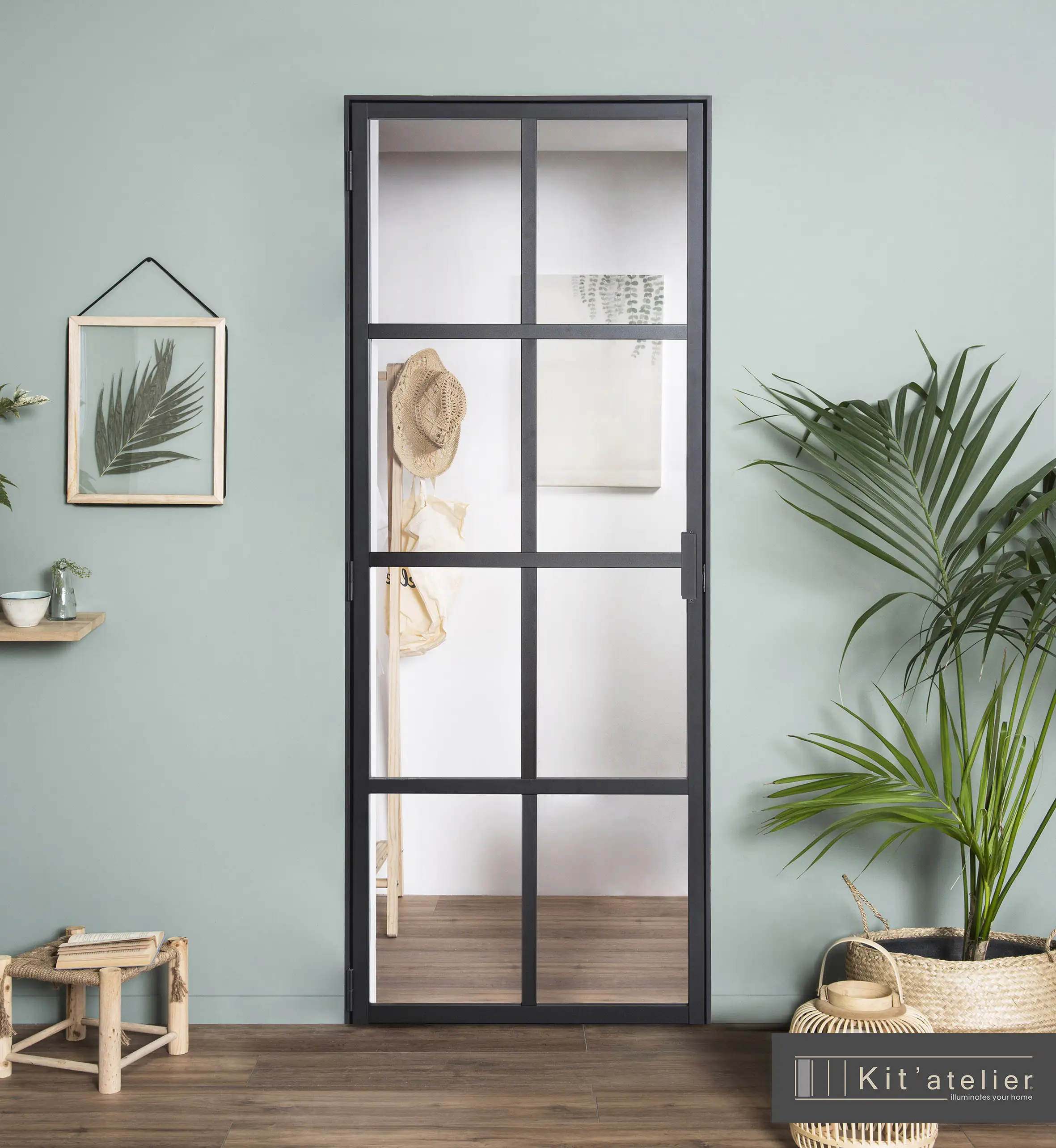 Glastür Orangerie 88 x 200,5 cm DIN links (Türmaß 83x197,2 cm)