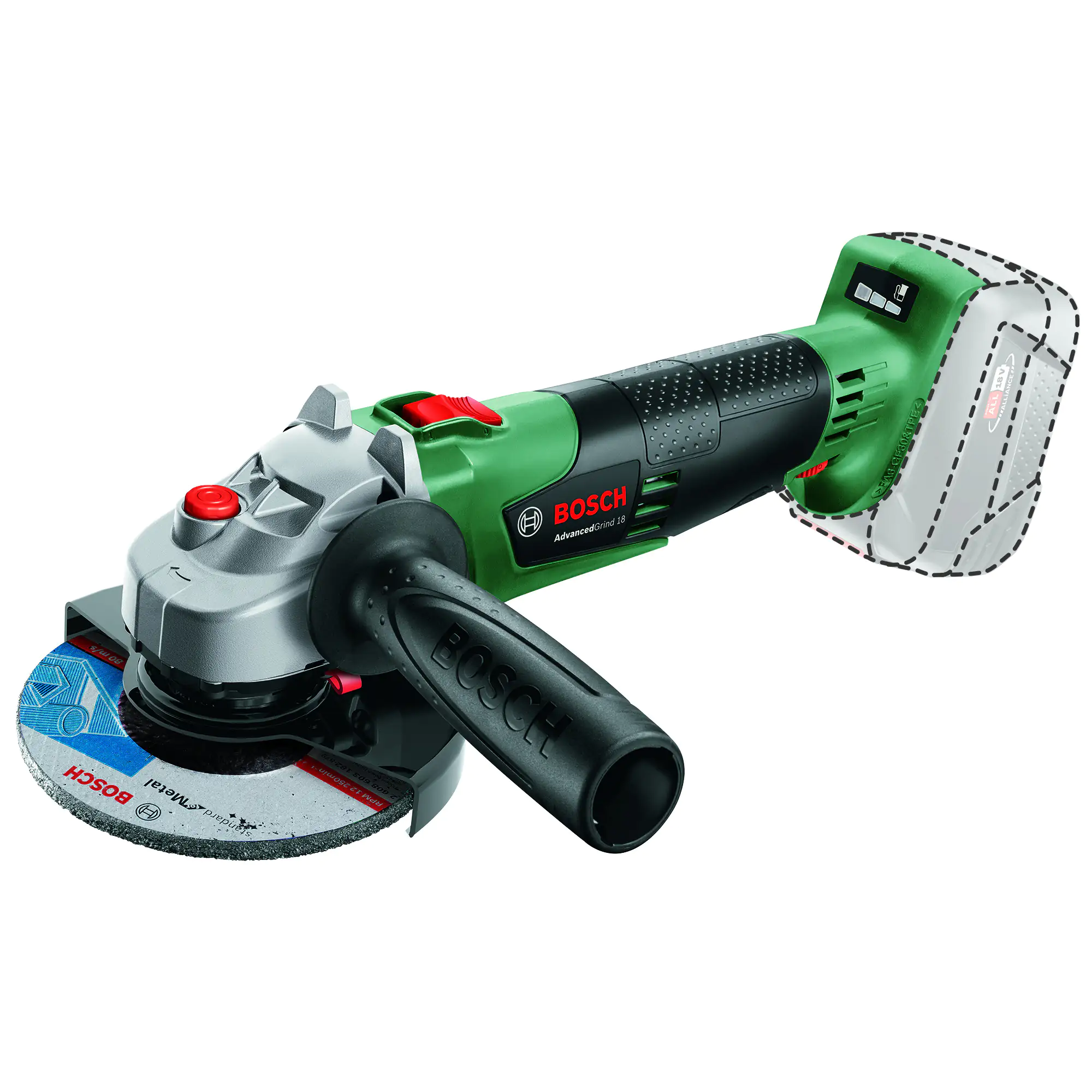 Bosch Winkelschleifer AdvancedGrind 18 18V 4,0 Ah Solo