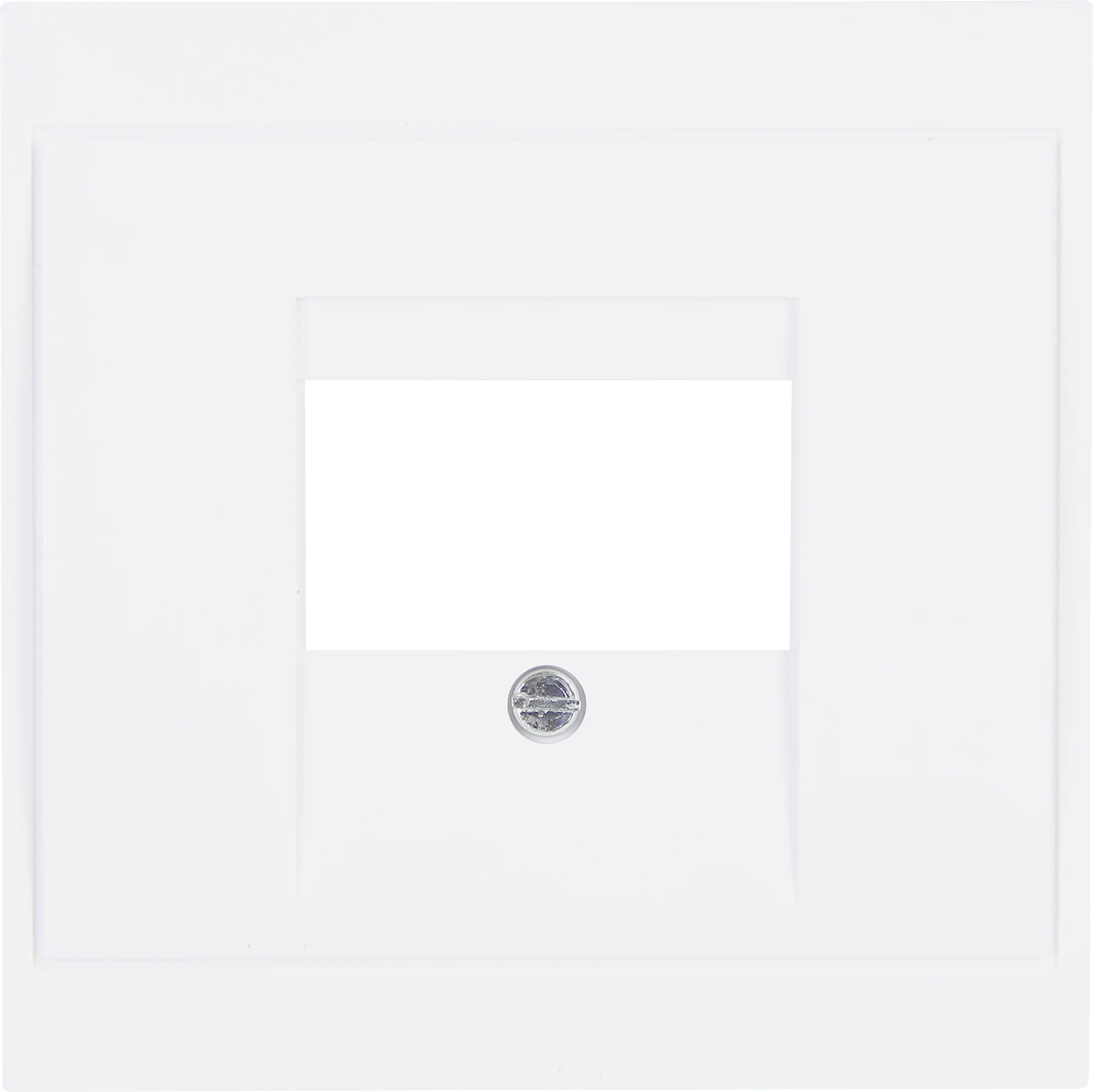 Kopp TAE-Abdeckung für 1-3 Anschlüsse Malta, arktisweiß, 350113186