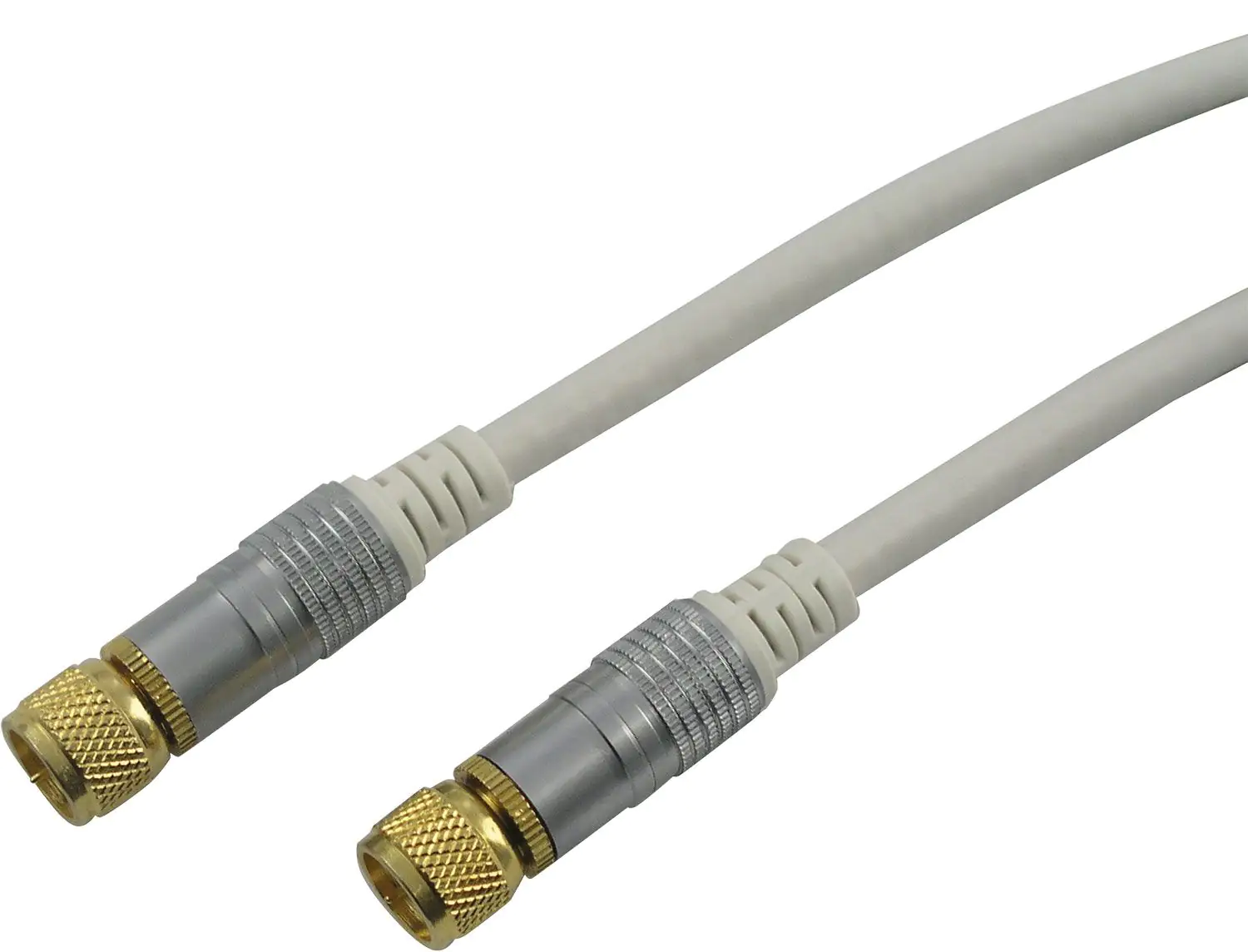 Schwaiger SAT Anschlusskabel KVCHD15 532 (110dB) transparent, 1,5m, 1x F Stecker / 1x F Stecker Schwaiger SAT Anschlusskabel KVCHD15 532 (110dB) transparent, 1,5m, 1x F Stecker / 1x F Stecker