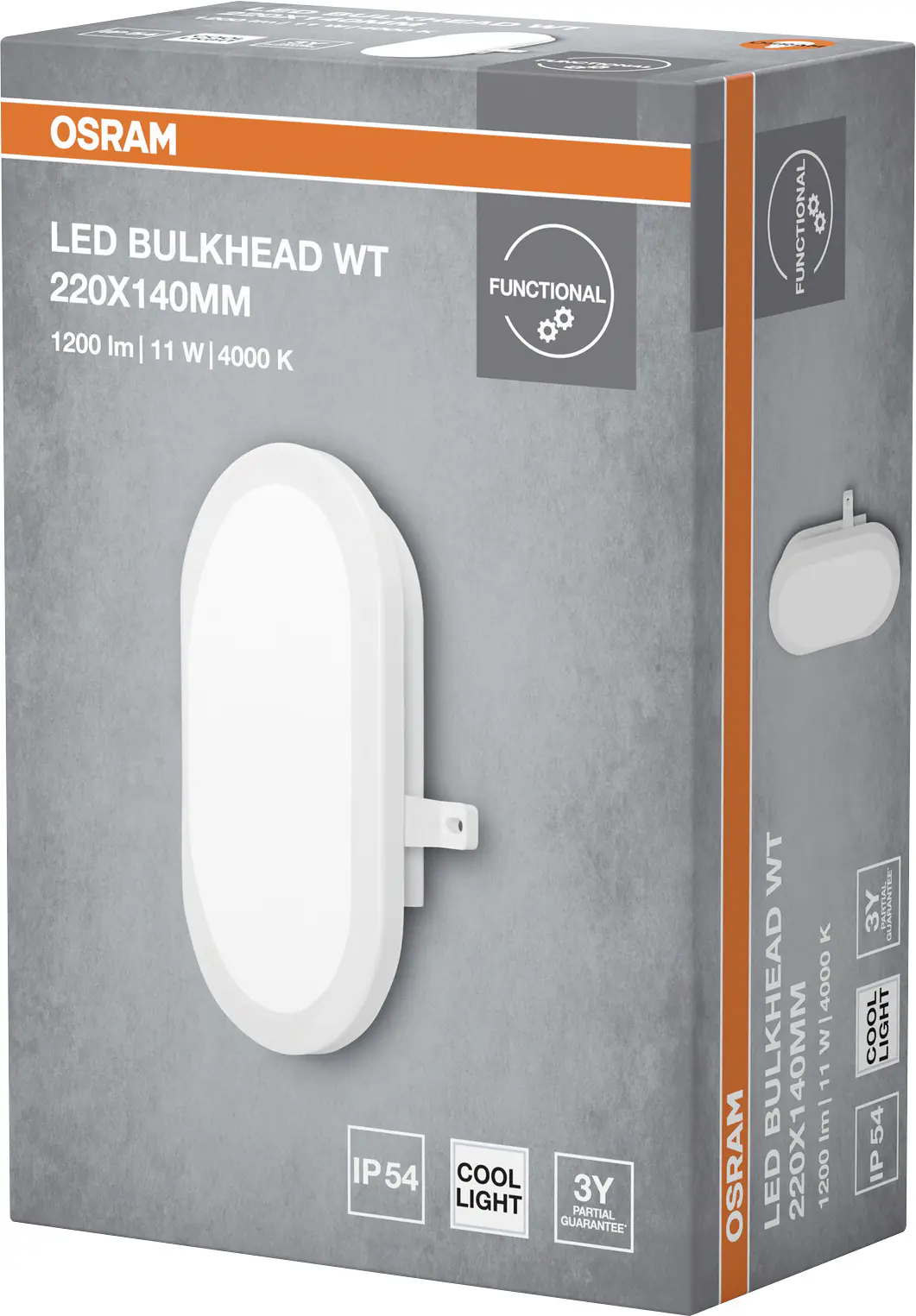 Osram LED Wandleuchte Bulkhead 11W 4000K weiß